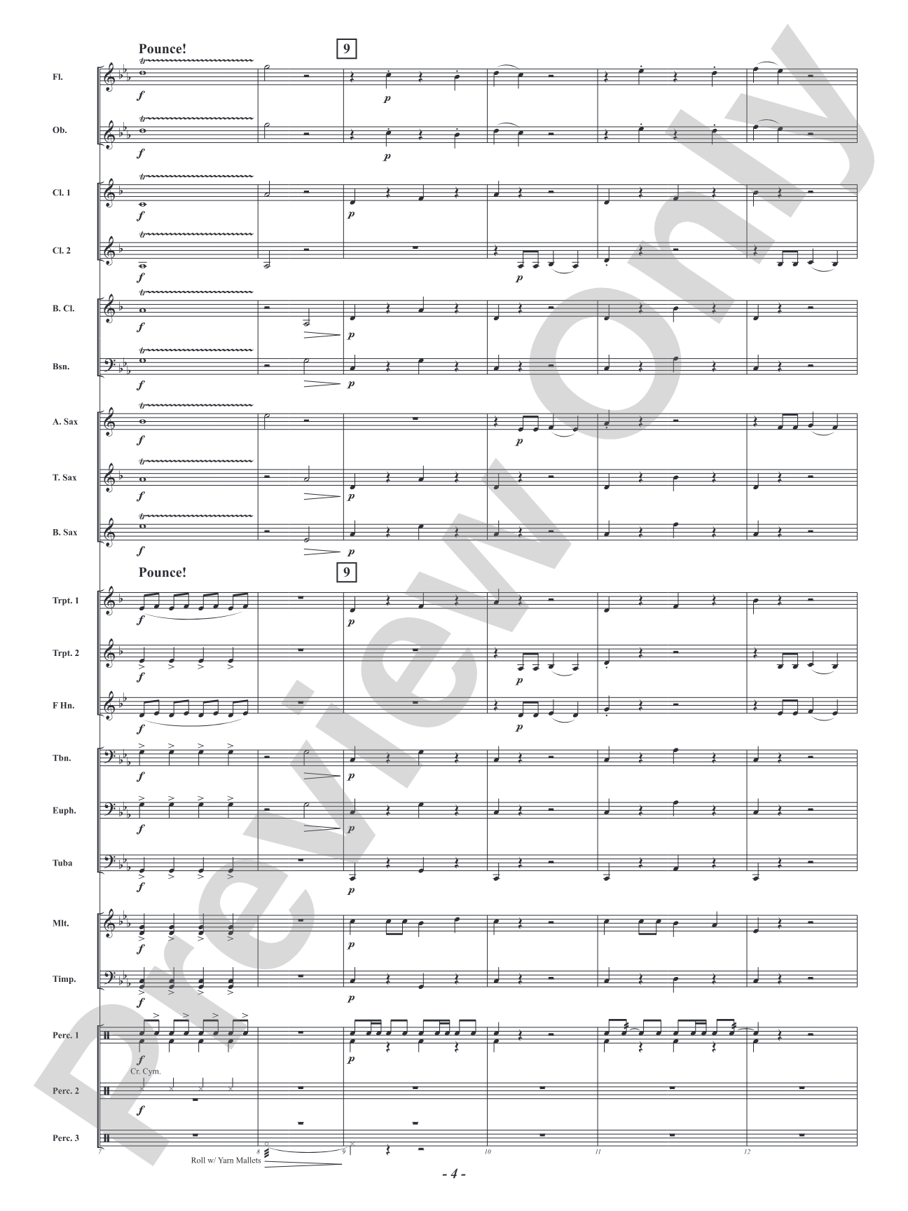 Beta Cat: Concert Band Conductor Score & Parts