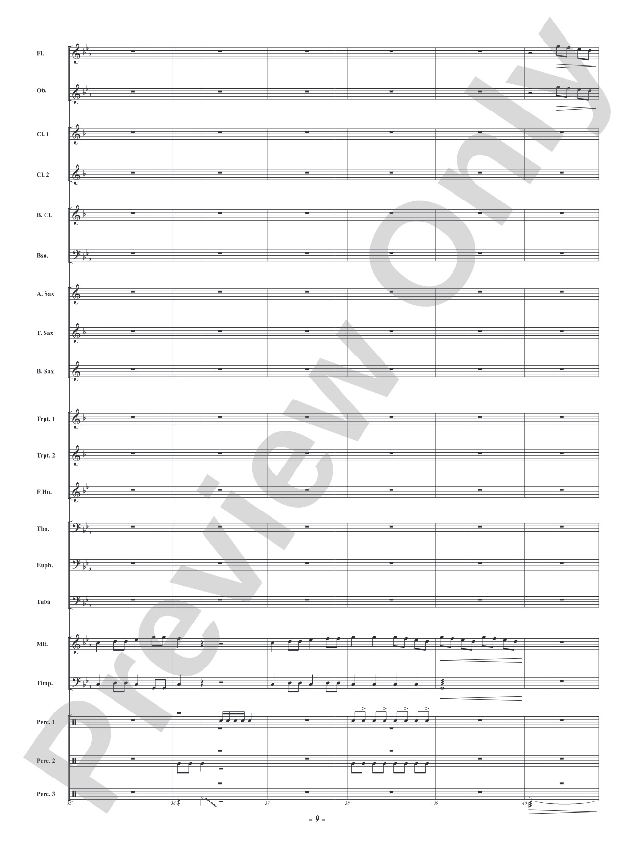 Beta Cat: Concert Band Conductor Score & Parts