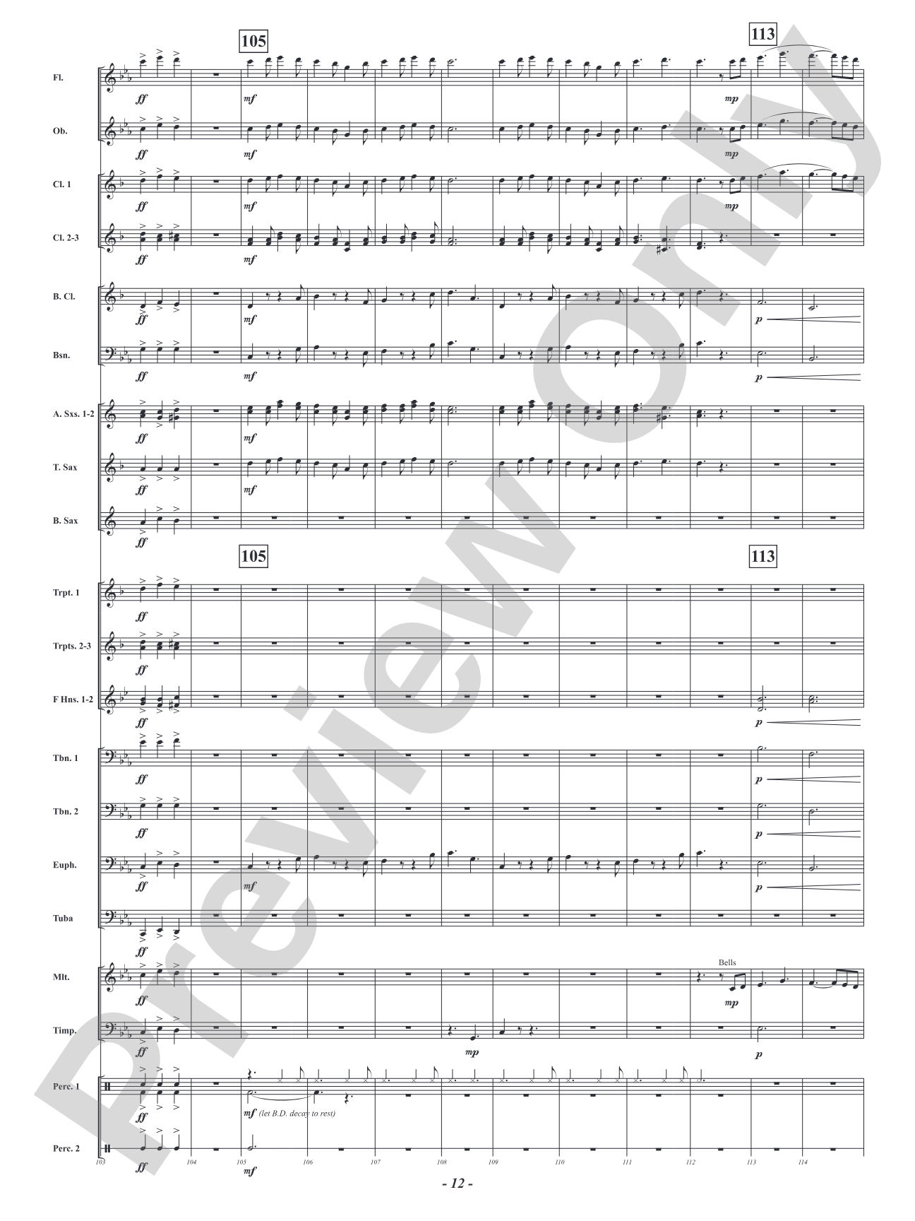 Ghillie Dhu - "Elf of the Forest" from Scottish Folklore: Concert Band Conductor Score & Parts