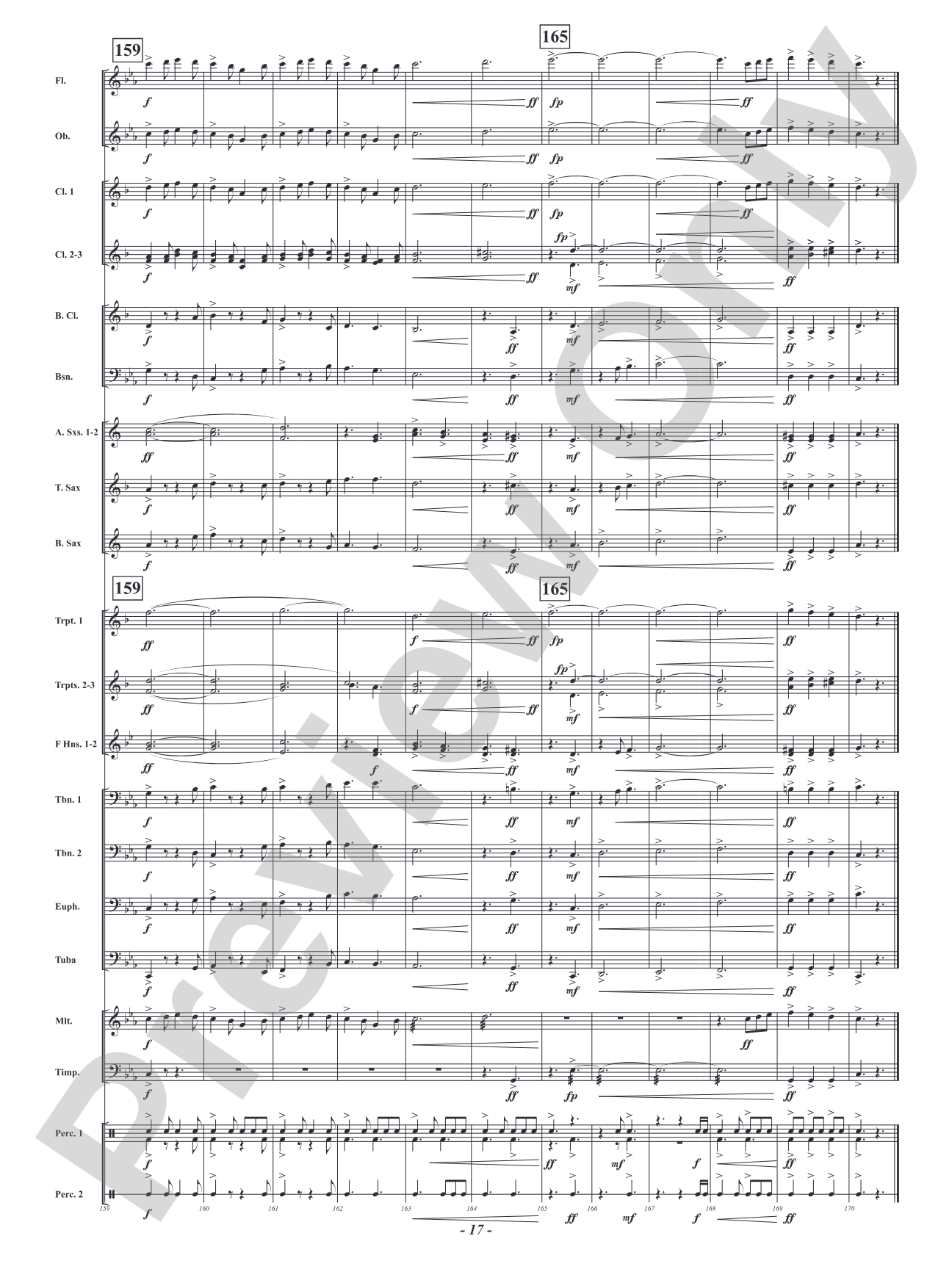 Ghillie Dhu - "Elf of the Forest" from Scottish Folklore: Concert Band Conductor Score & Parts