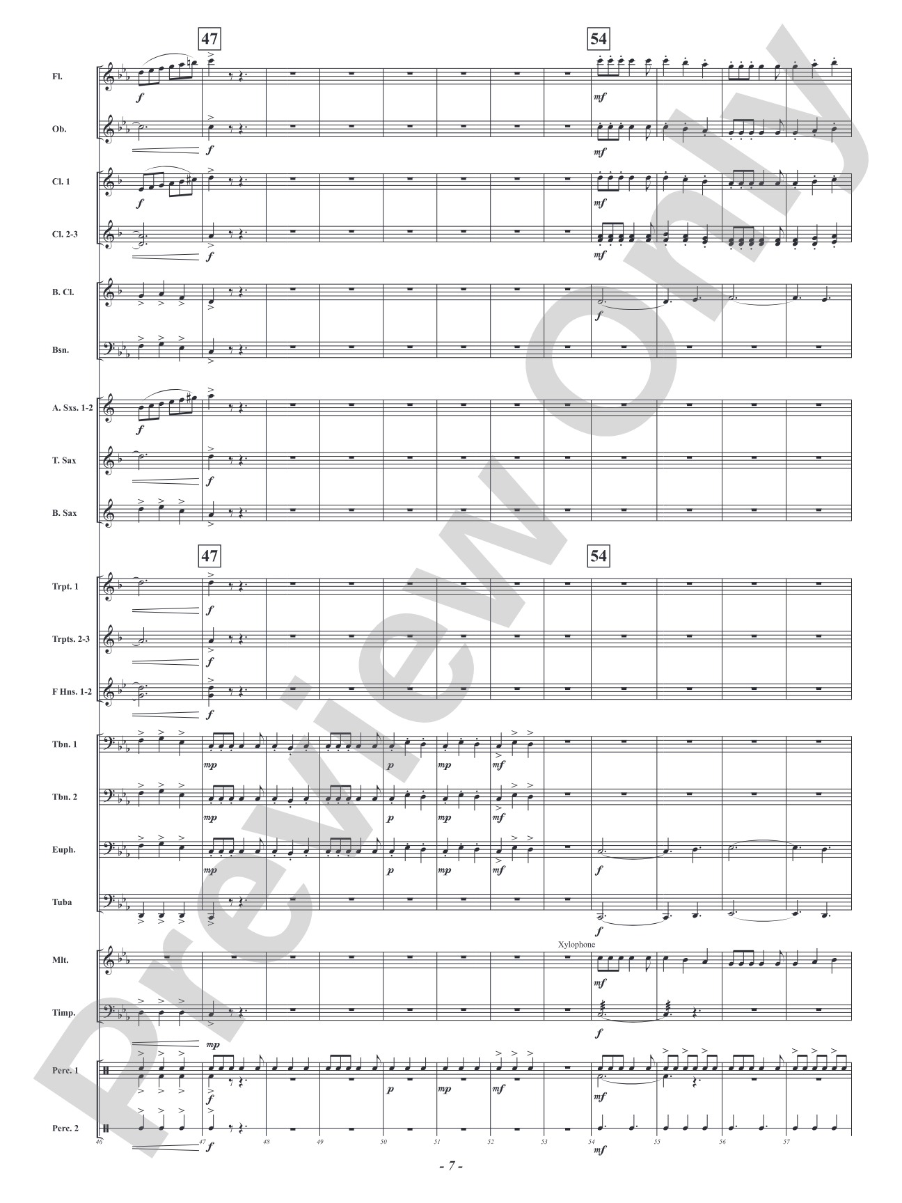 Ghillie Dhu - "Elf of the Forest" from Scottish Folklore: Concert Band Conductor Score & Parts