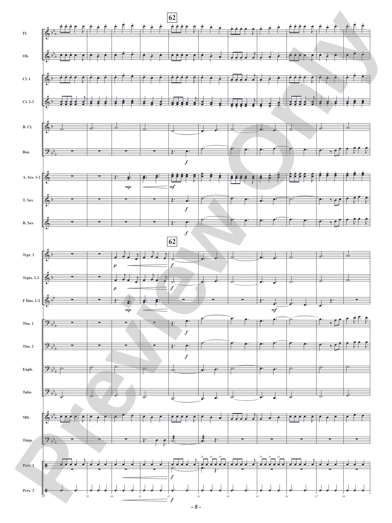 Ghillie Dhu - "Elf of the Forest" from Scottish Folklore: Concert Band Conductor Score & Parts