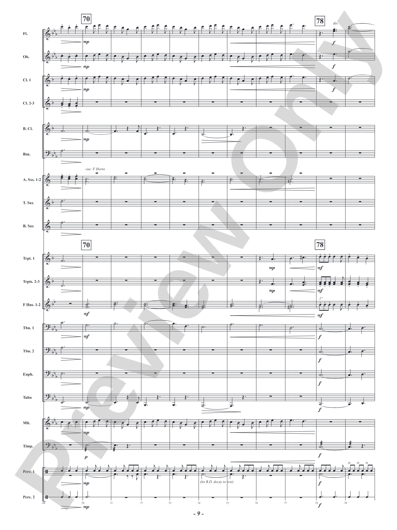 Ghillie Dhu - "Elf of the Forest" from Scottish Folklore: Concert Band Conductor Score & Parts