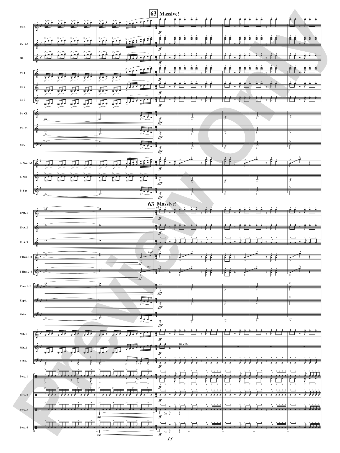 The Sacred Pipe: Concert Band Conductor Score & Parts