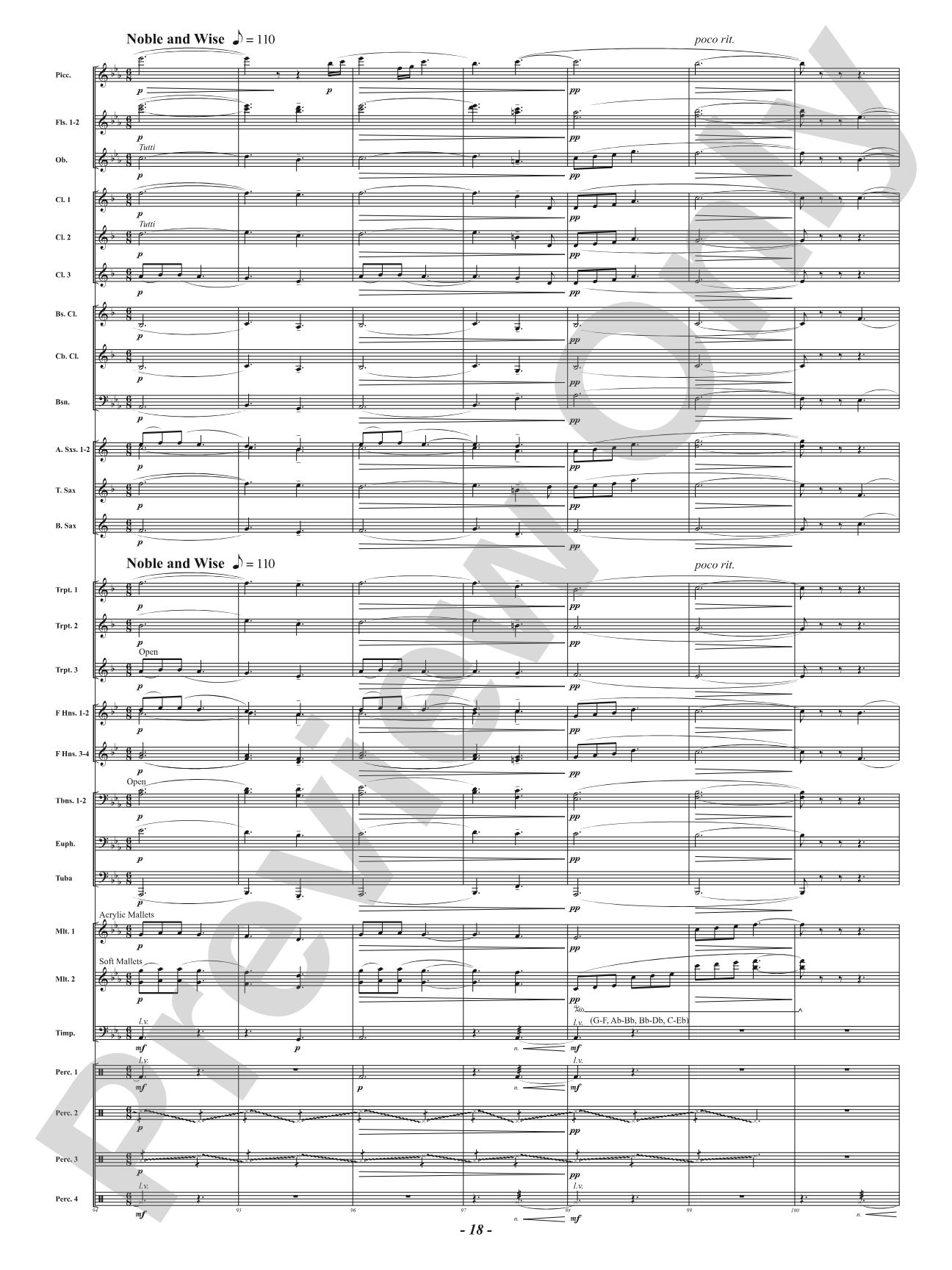 The Sacred Pipe: Concert Band Conductor Score & Parts