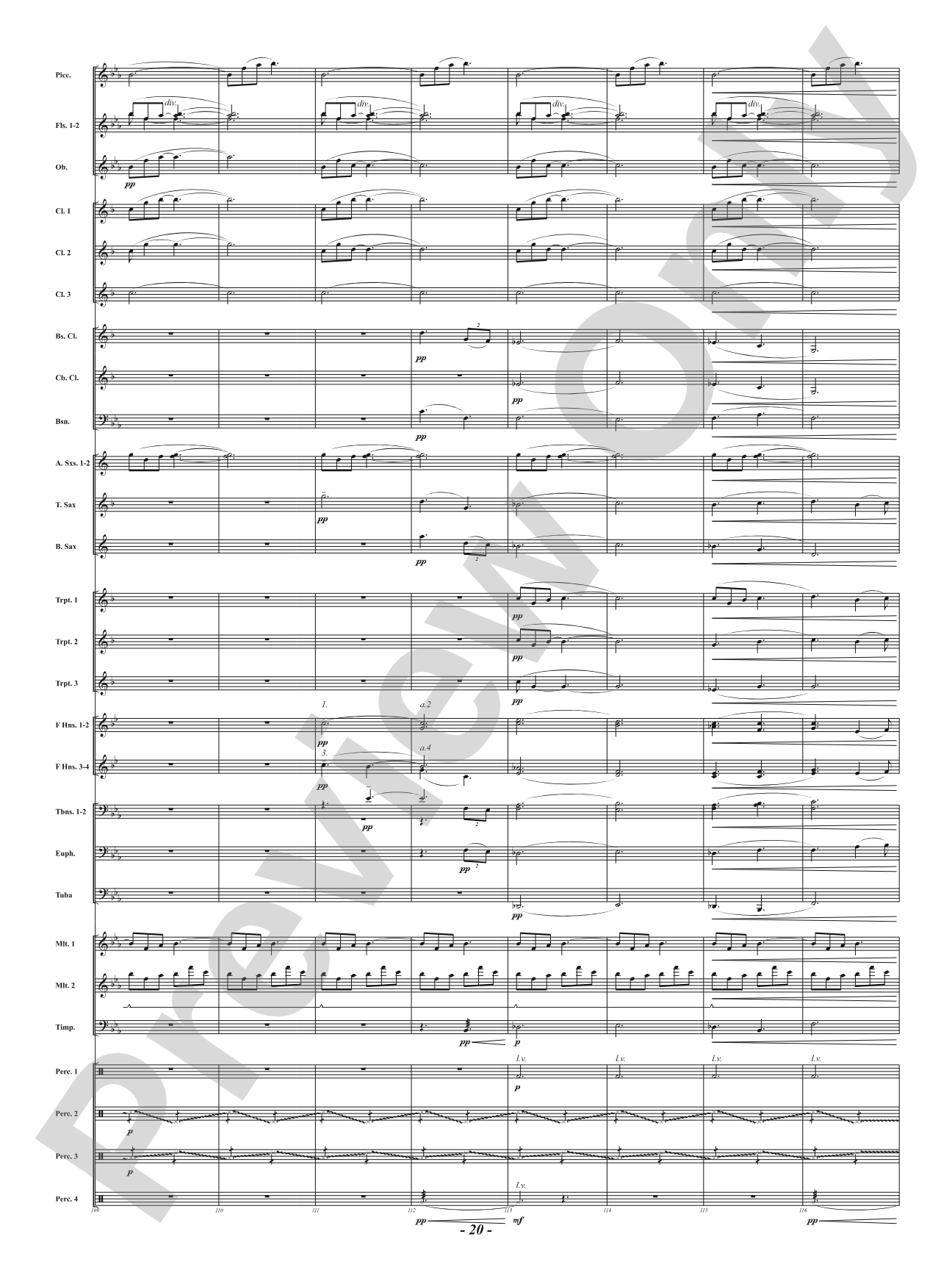 The Sacred Pipe: Concert Band Conductor Score & Parts