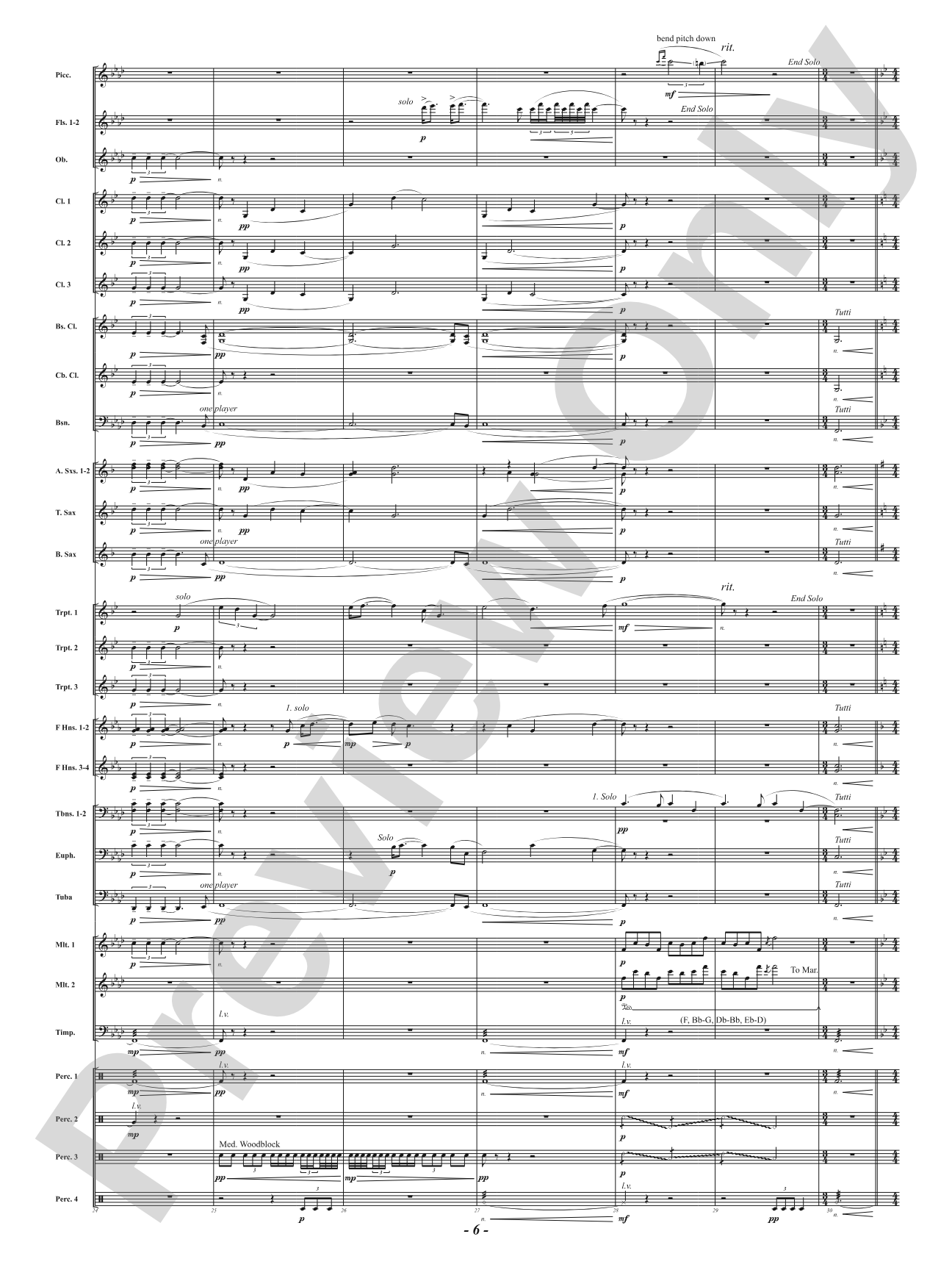 The Sacred Pipe: Concert Band Conductor Score & Parts