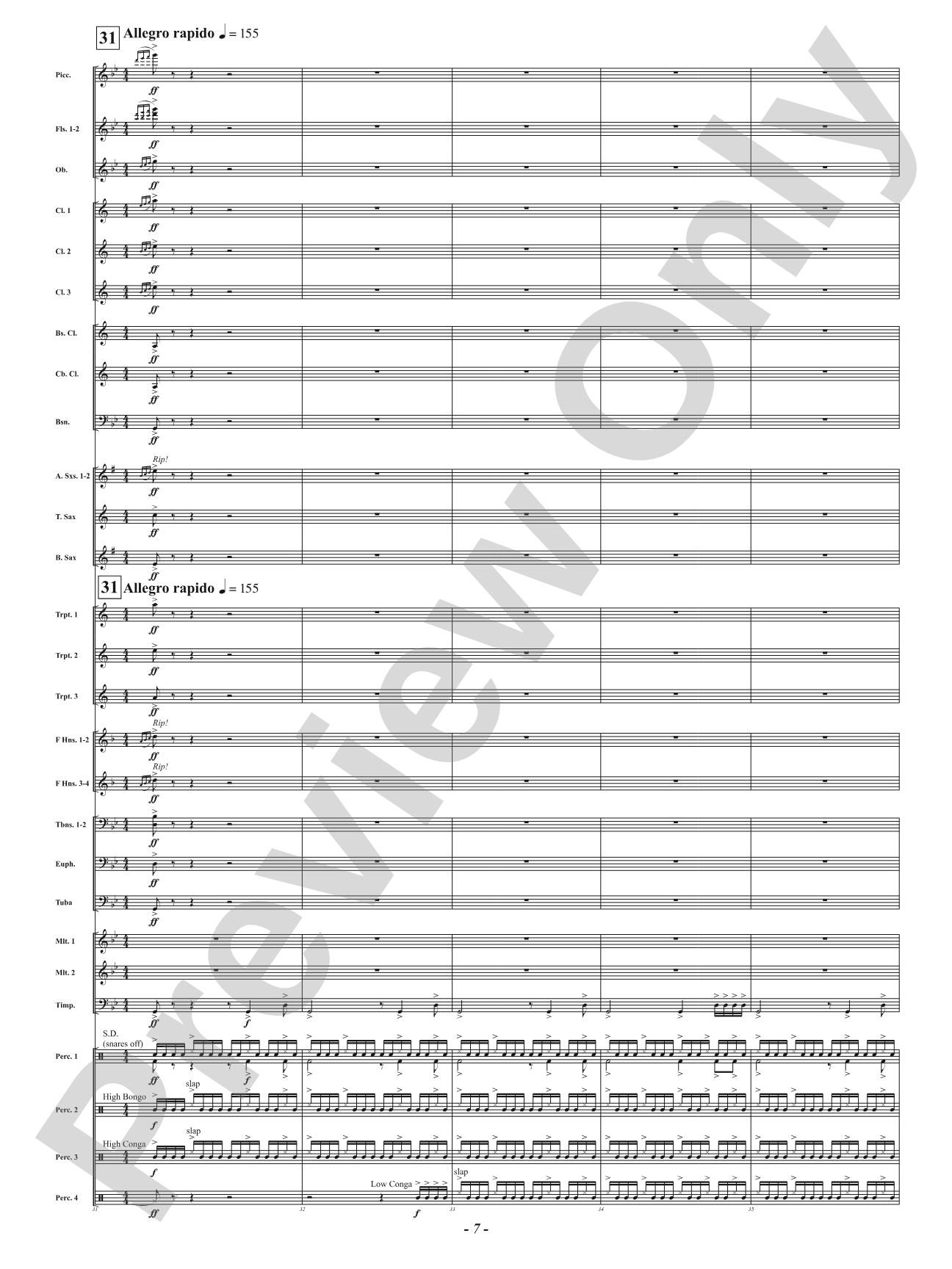 The Sacred Pipe: Concert Band Conductor Score & Parts