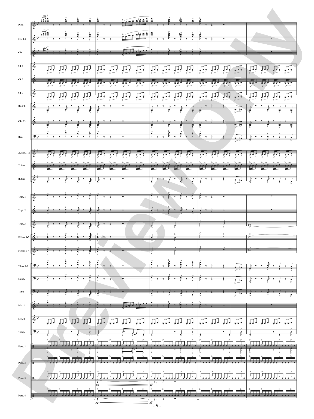 The Sacred Pipe: Concert Band Conductor Score & Parts