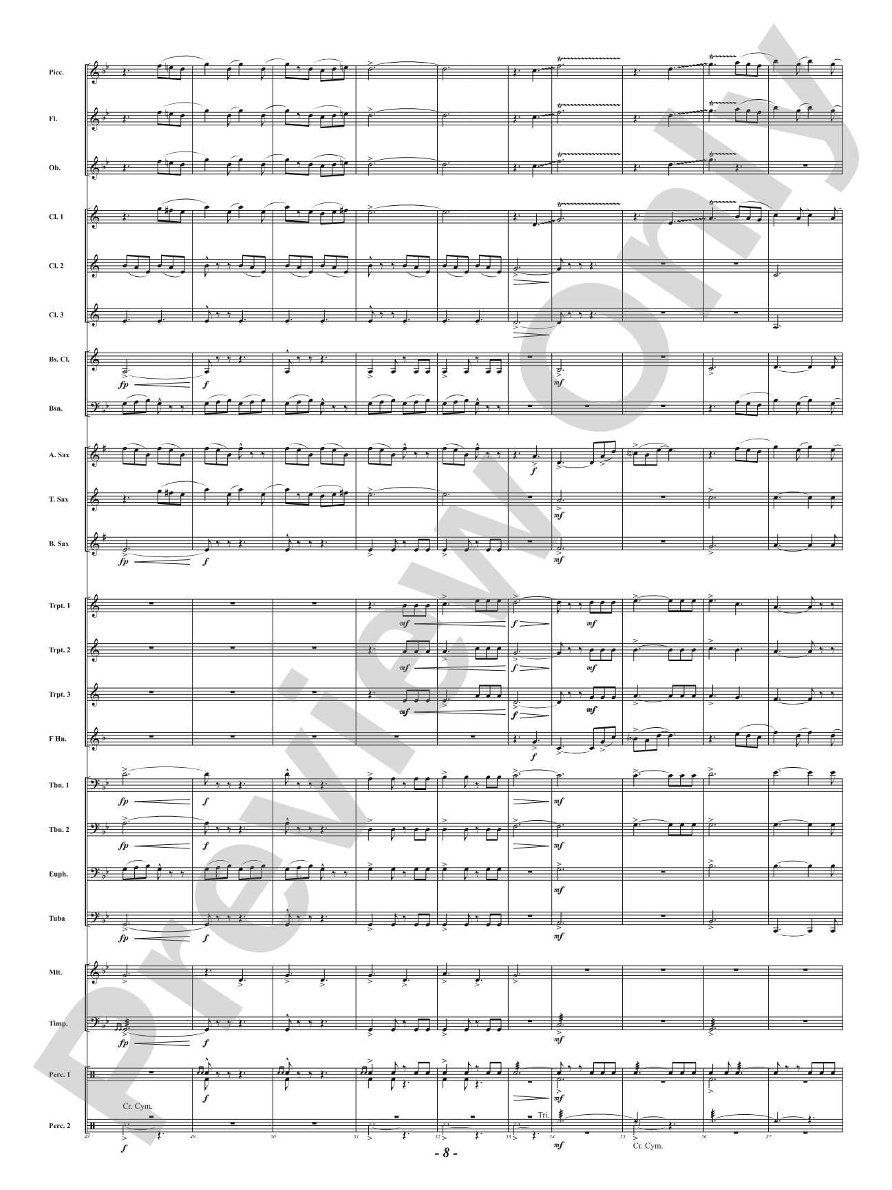 Dragonrider: Concert Band Conductor Score & Parts