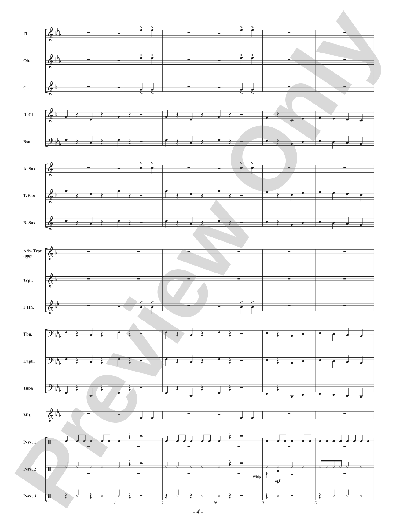 Rockin' Locomotive: Concert Band Conductor Score & Parts