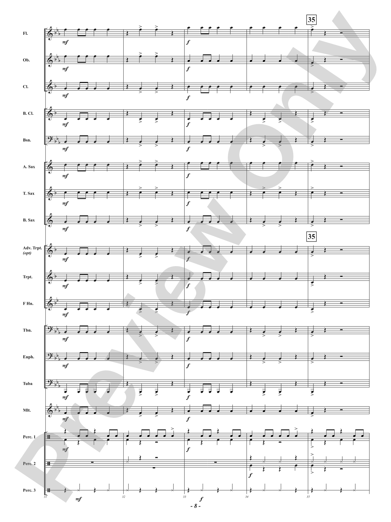 Rockin' Locomotive: Concert Band Conductor Score & Parts