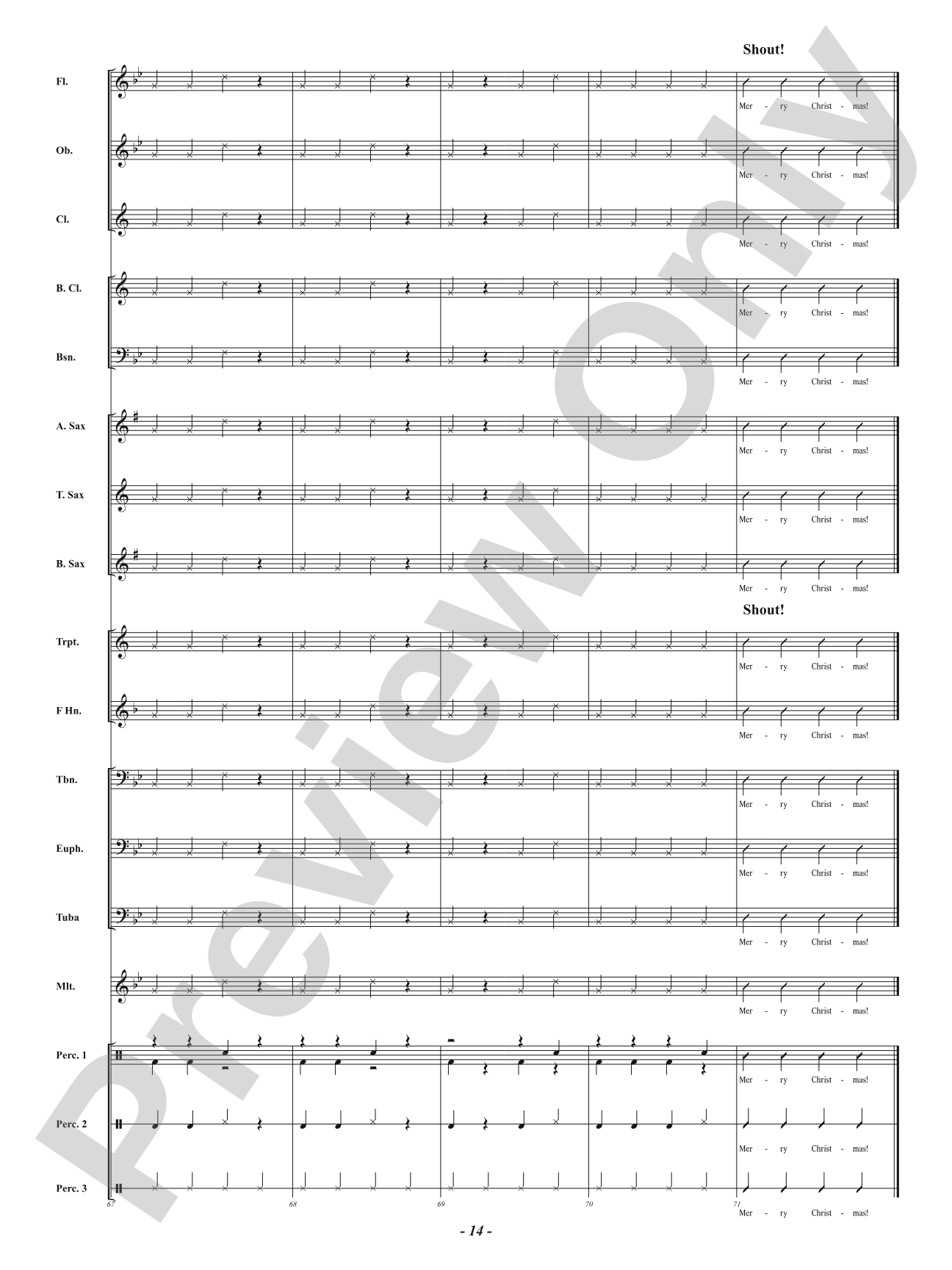 Santa Stomp!: Concert Band Conductor Score & Parts