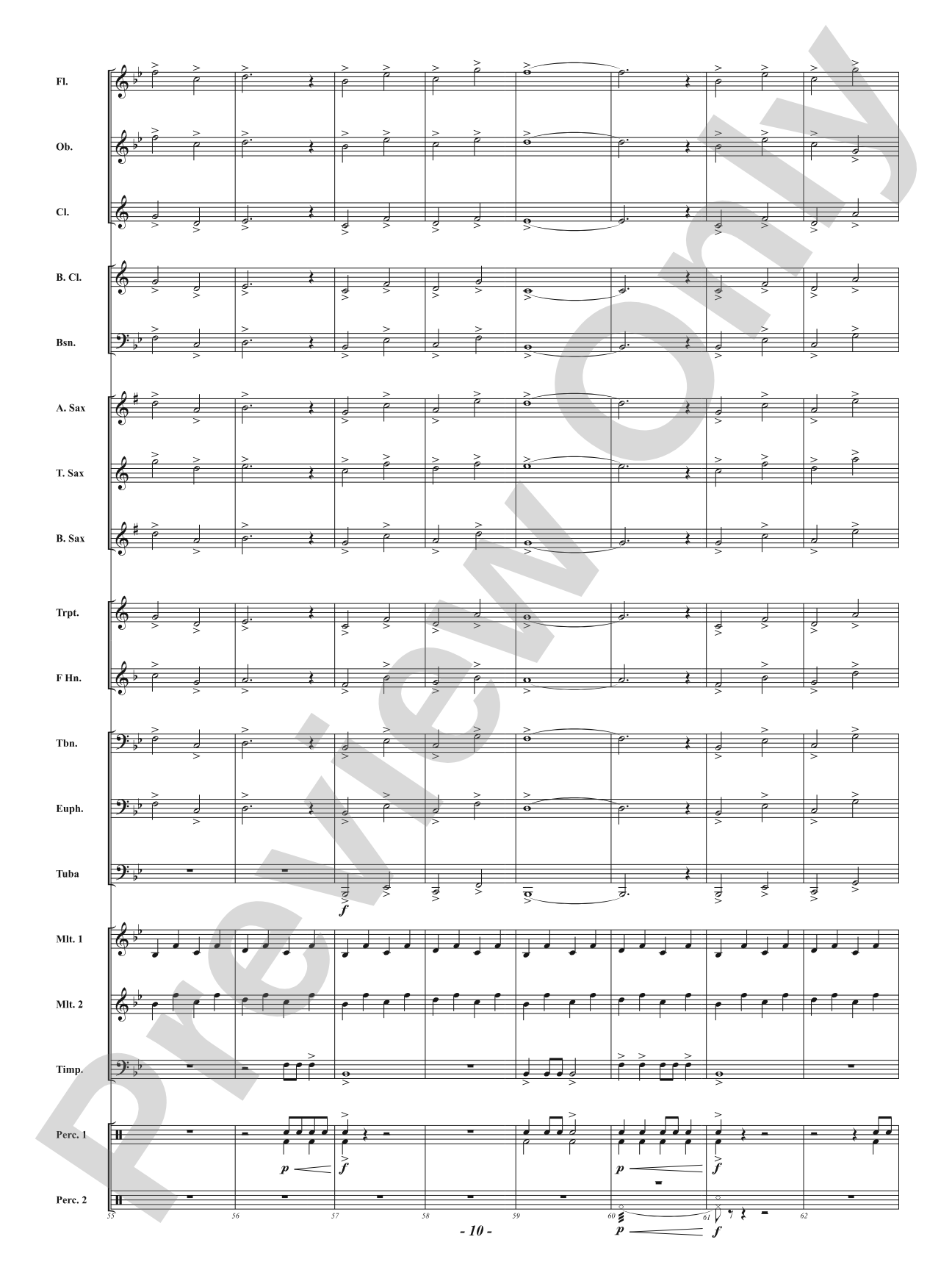 Fanfare Fantastique: Concert Band Conductor Score & Parts