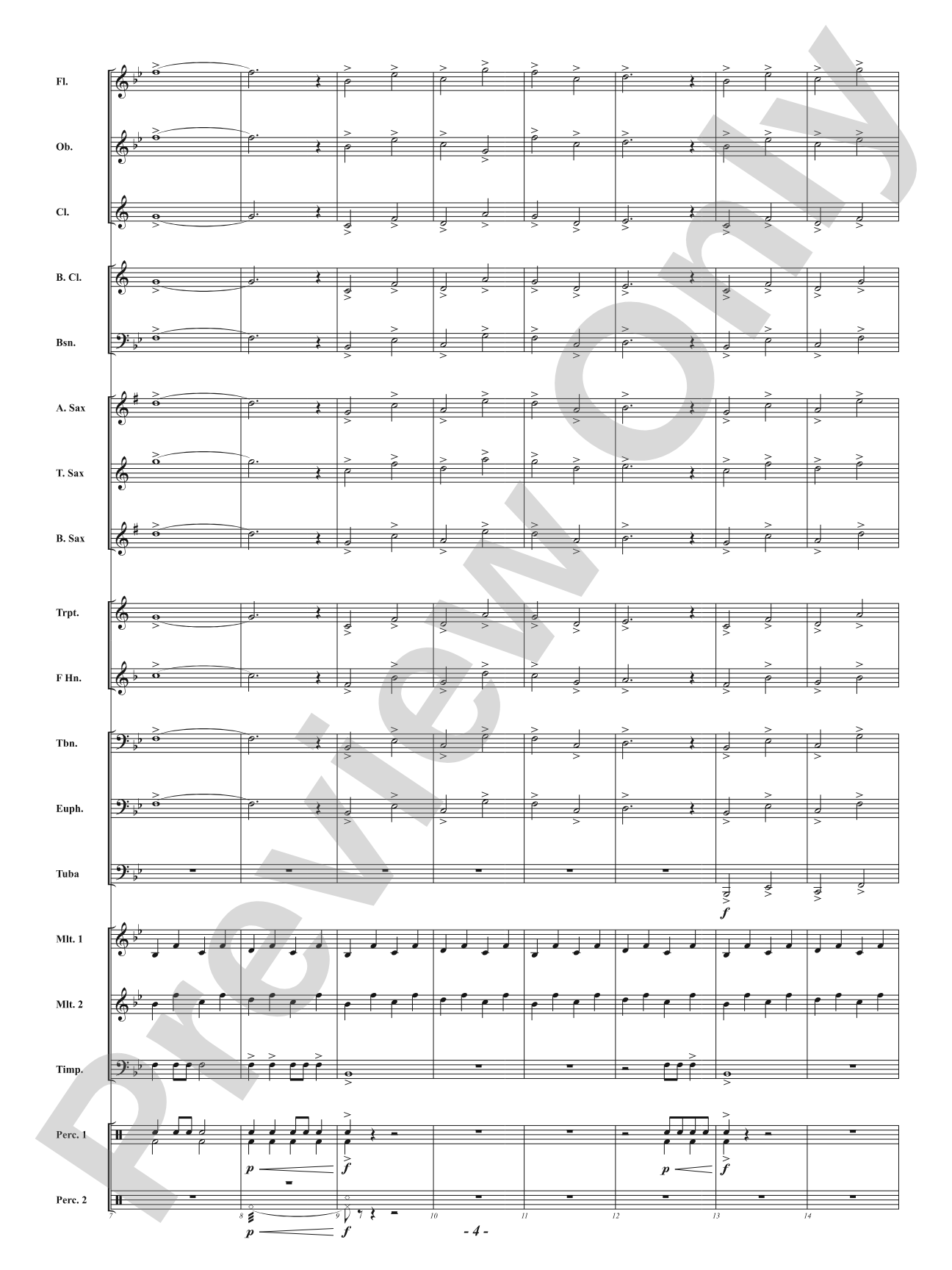 Fanfare Fantastique: Concert Band Conductor Score & Parts