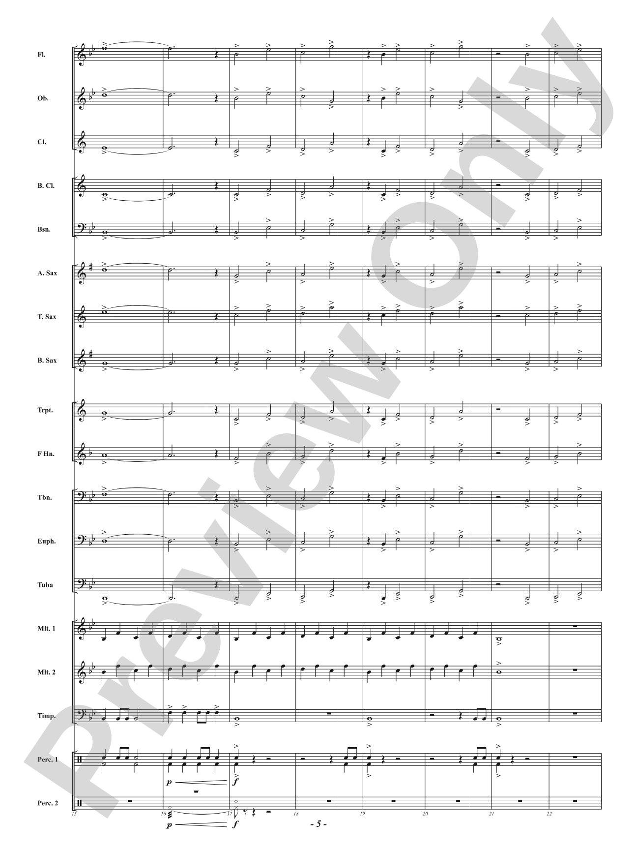 Fanfare Fantastique: Concert Band Conductor Score & Parts
