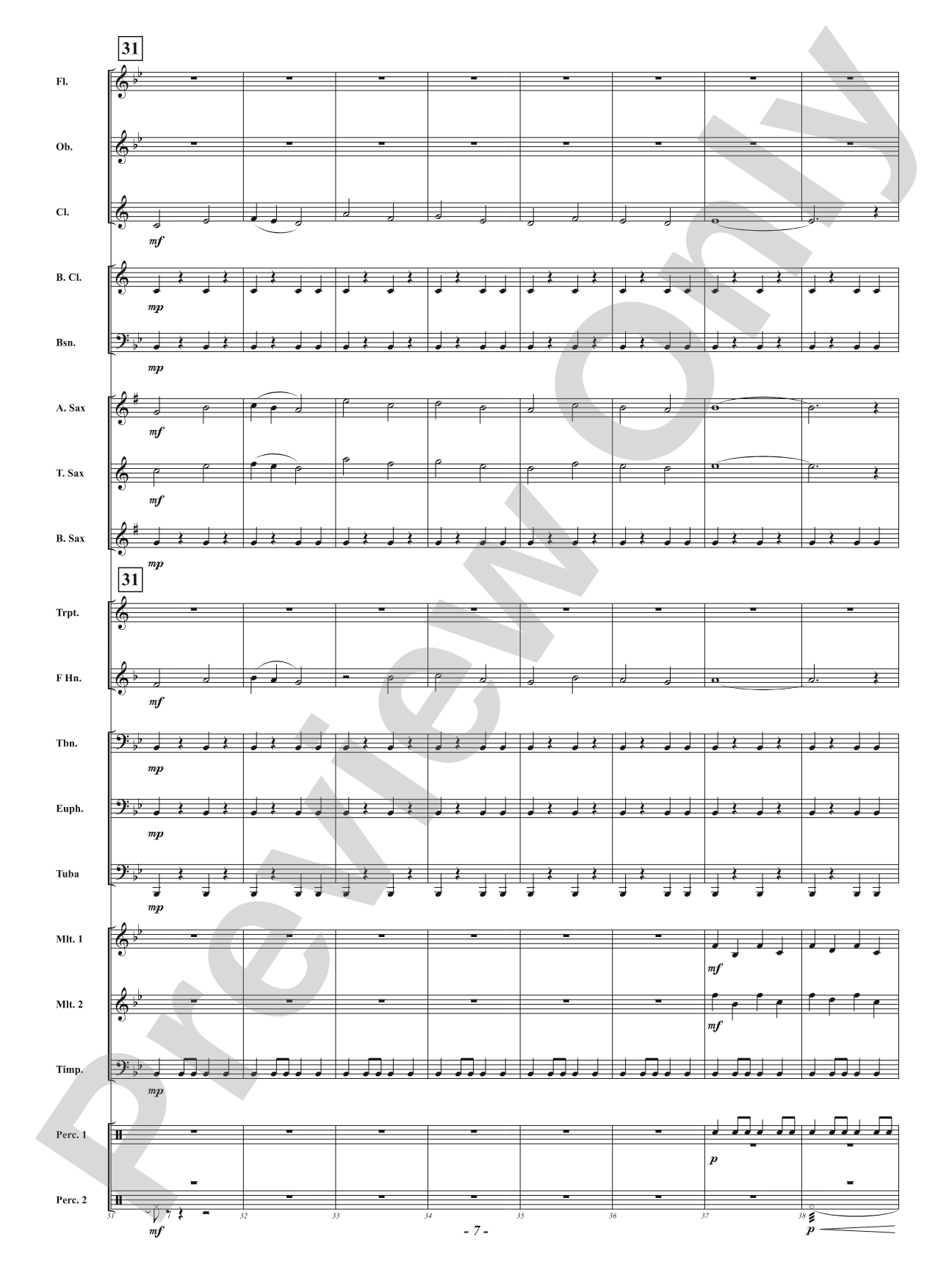 Fanfare Fantastique: Concert Band Conductor Score & Parts