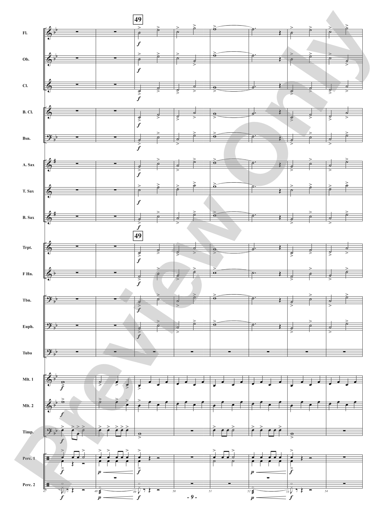 Fanfare Fantastique: Concert Band Conductor Score & Parts