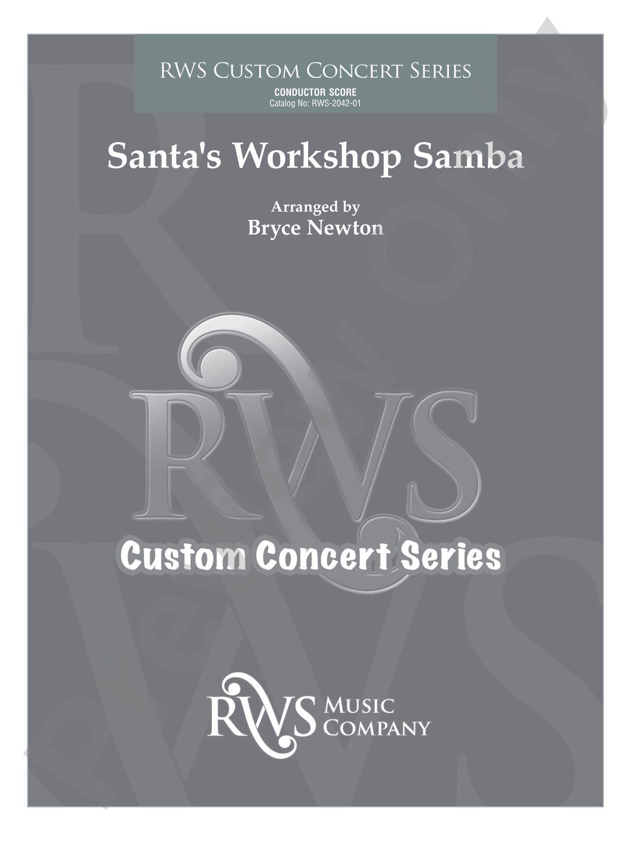 Santa's Workshop Samba: Flexible Concert Band Conductor Score & Parts