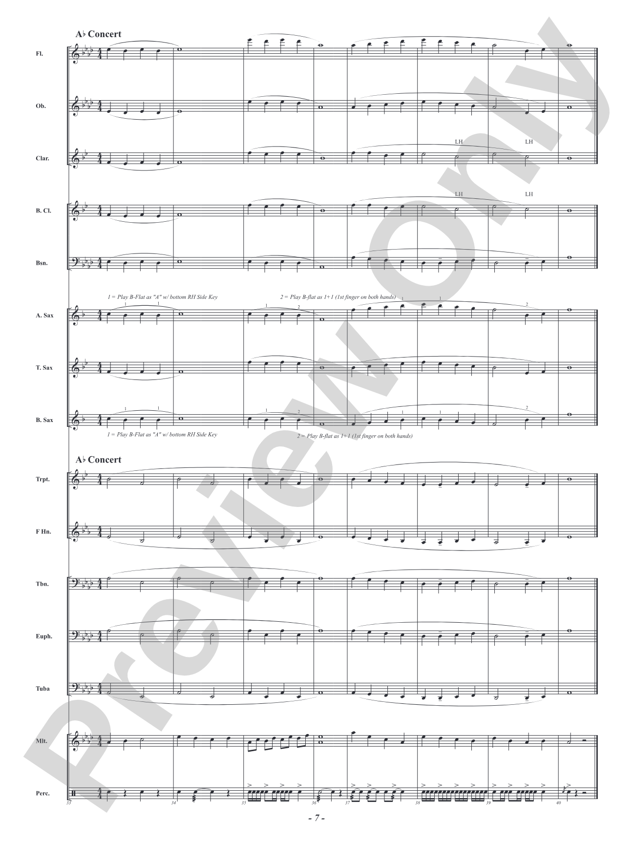 Skill Stretchers for Band II - Level 2: Moving Beyond the B-flat Concert Scale: Concert Band Conductor Score & Parts