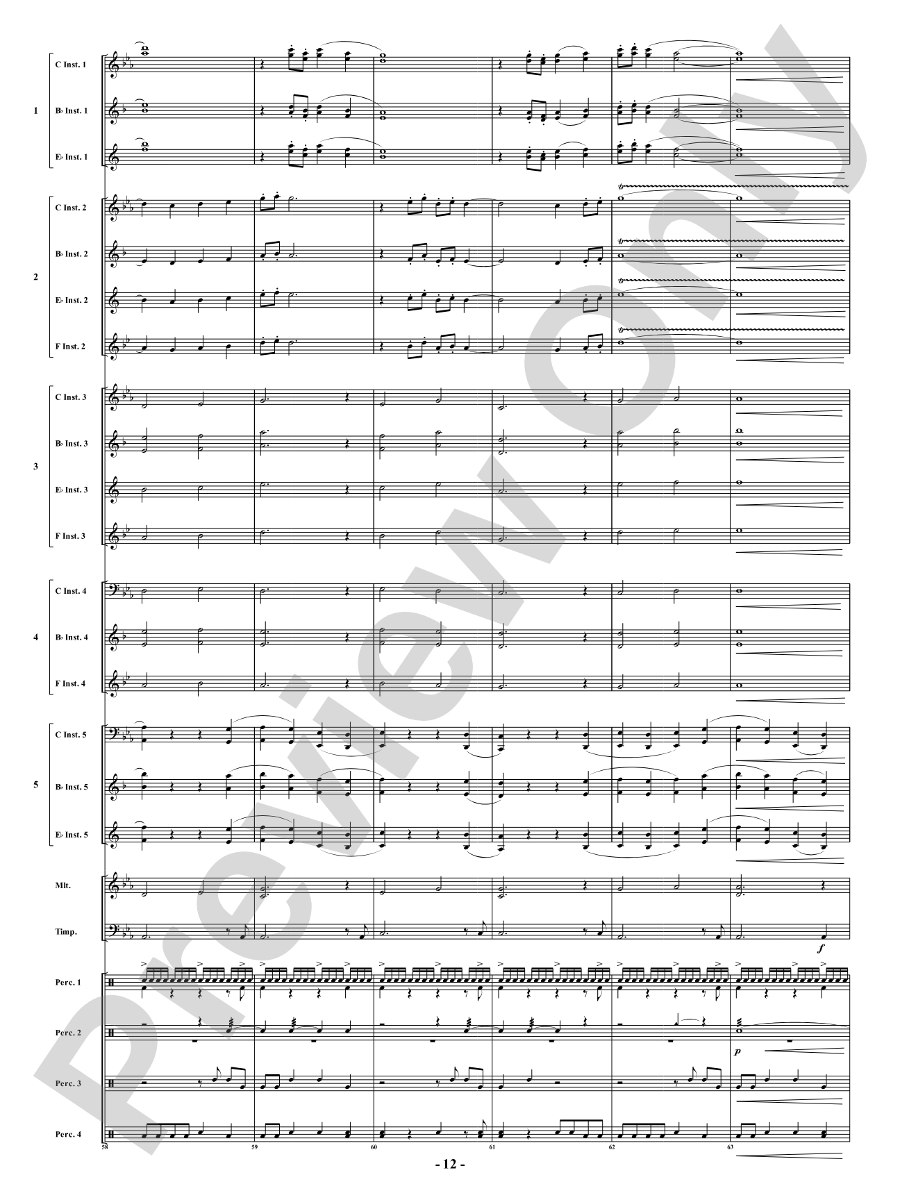 Shadow of the Samurai: Flexible Concert Band Conductor Score & Parts
