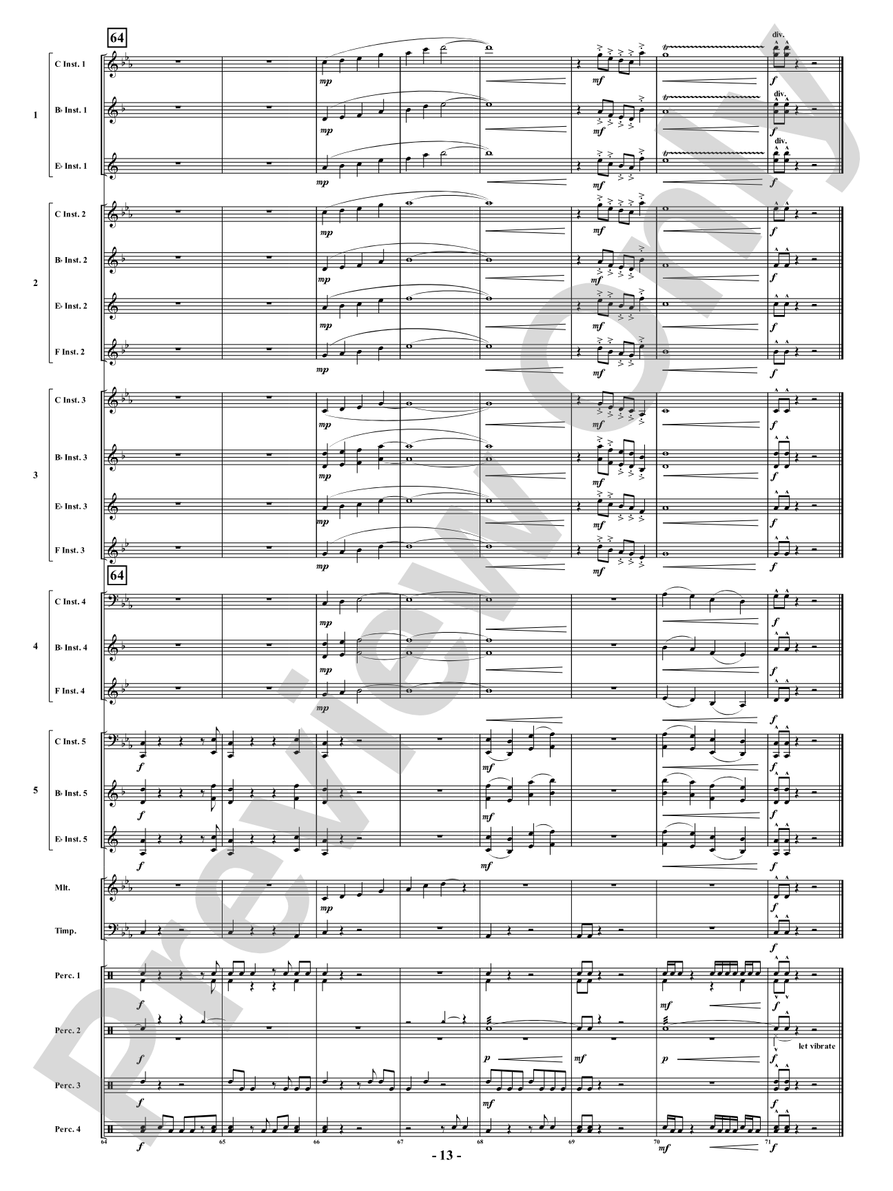 Shadow of the Samurai: Flexible Concert Band Conductor Score & Parts