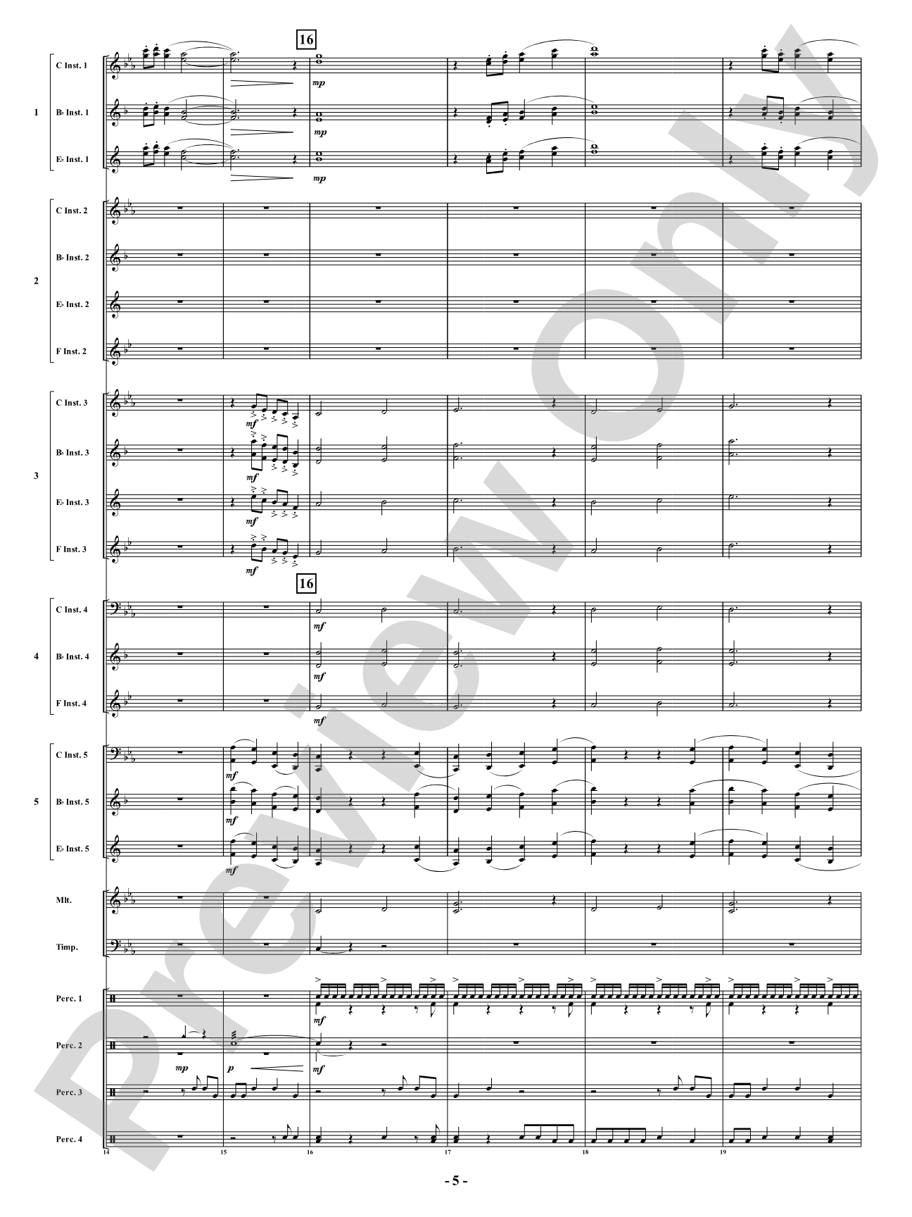 Shadow of the Samurai: Flexible Concert Band Conductor Score & Parts