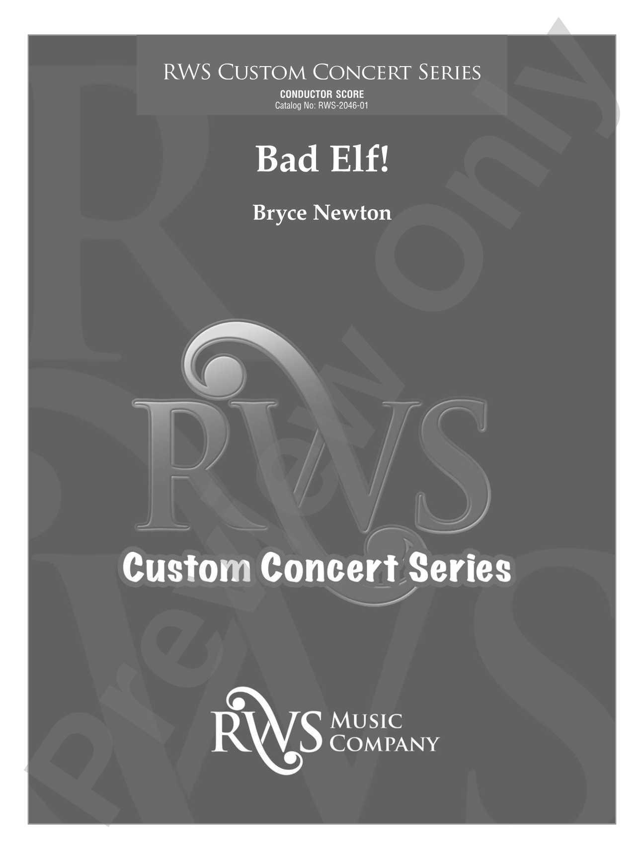 Bad Elf!: Flexible Concert Band Conductor Score & Parts