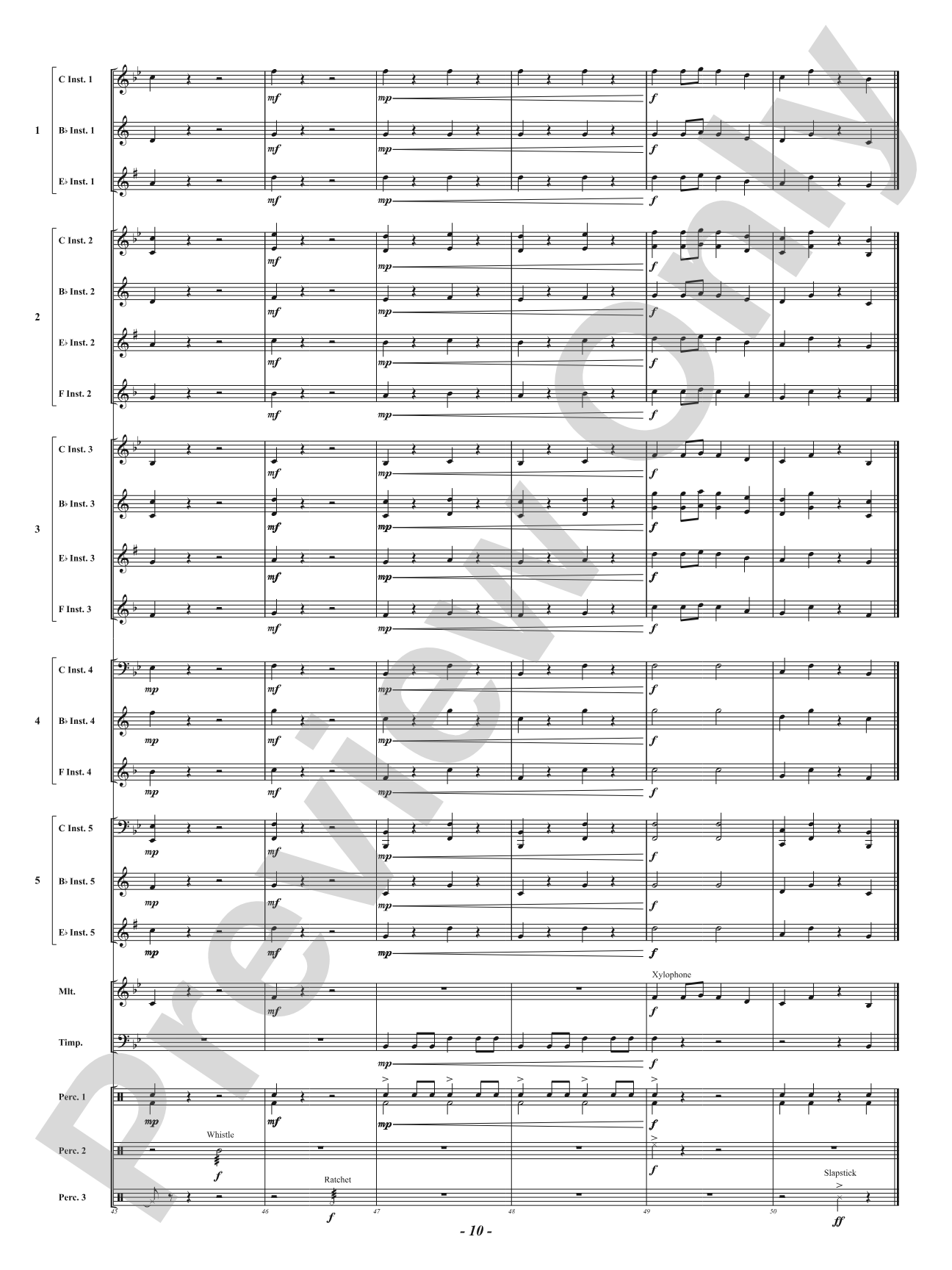 Bad Elf!: Flexible Concert Band Conductor Score & Parts