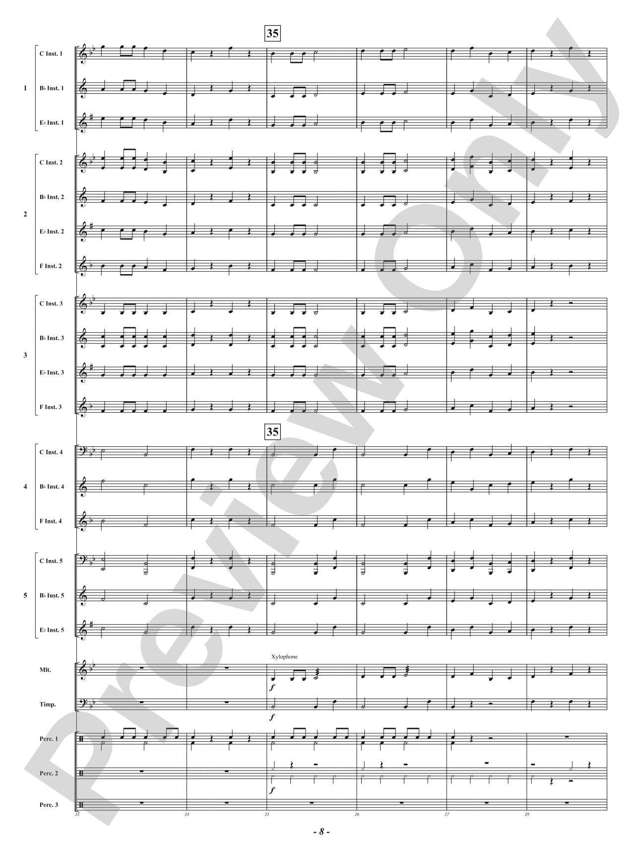 Bad Elf!: Flexible Concert Band Conductor Score & Parts