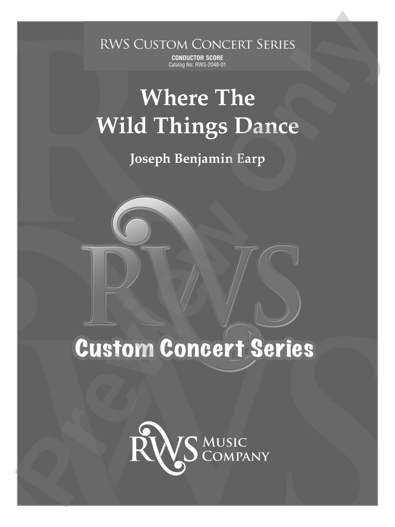 Where the Wild Things Dance: Flexible Concert Band Conductor Score & Parts