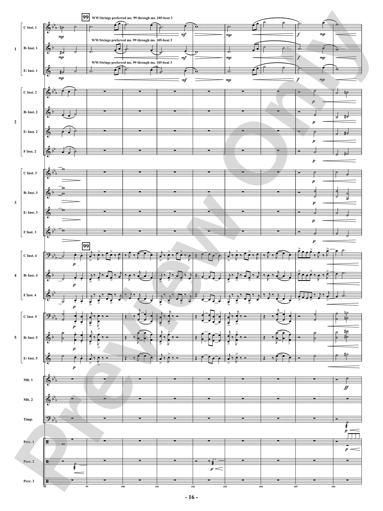 Where the Wild Things Dance: Flexible Concert Band Conductor Score & Parts