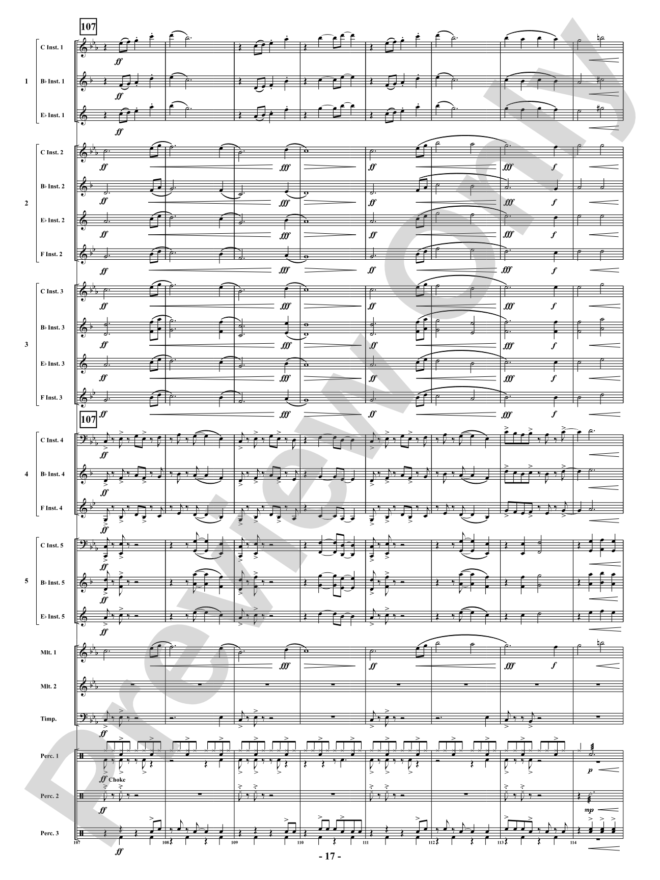 Where the Wild Things Dance: Flexible Concert Band Conductor Score & Parts