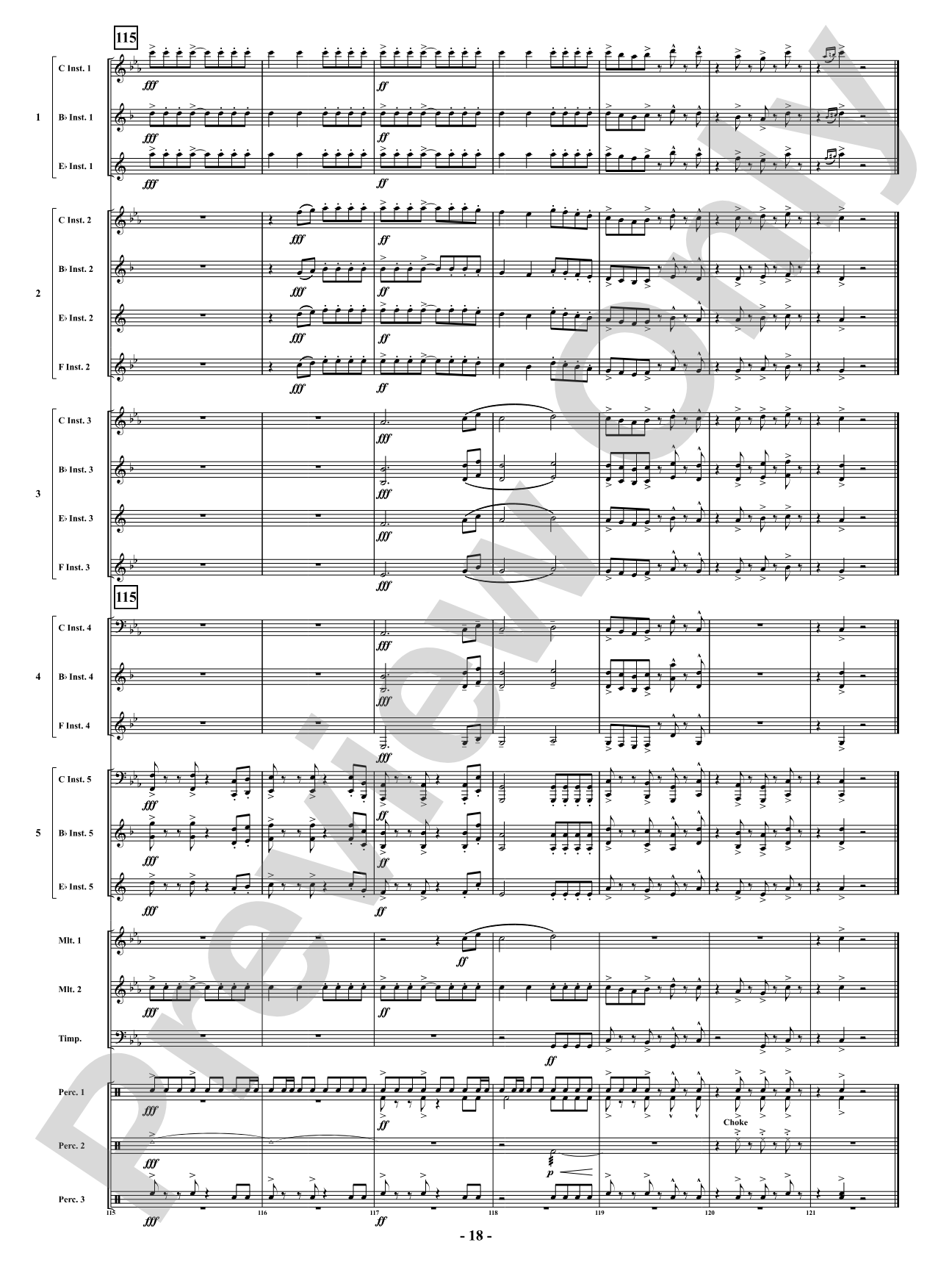 Where the Wild Things Dance: Flexible Concert Band Conductor Score & Parts
