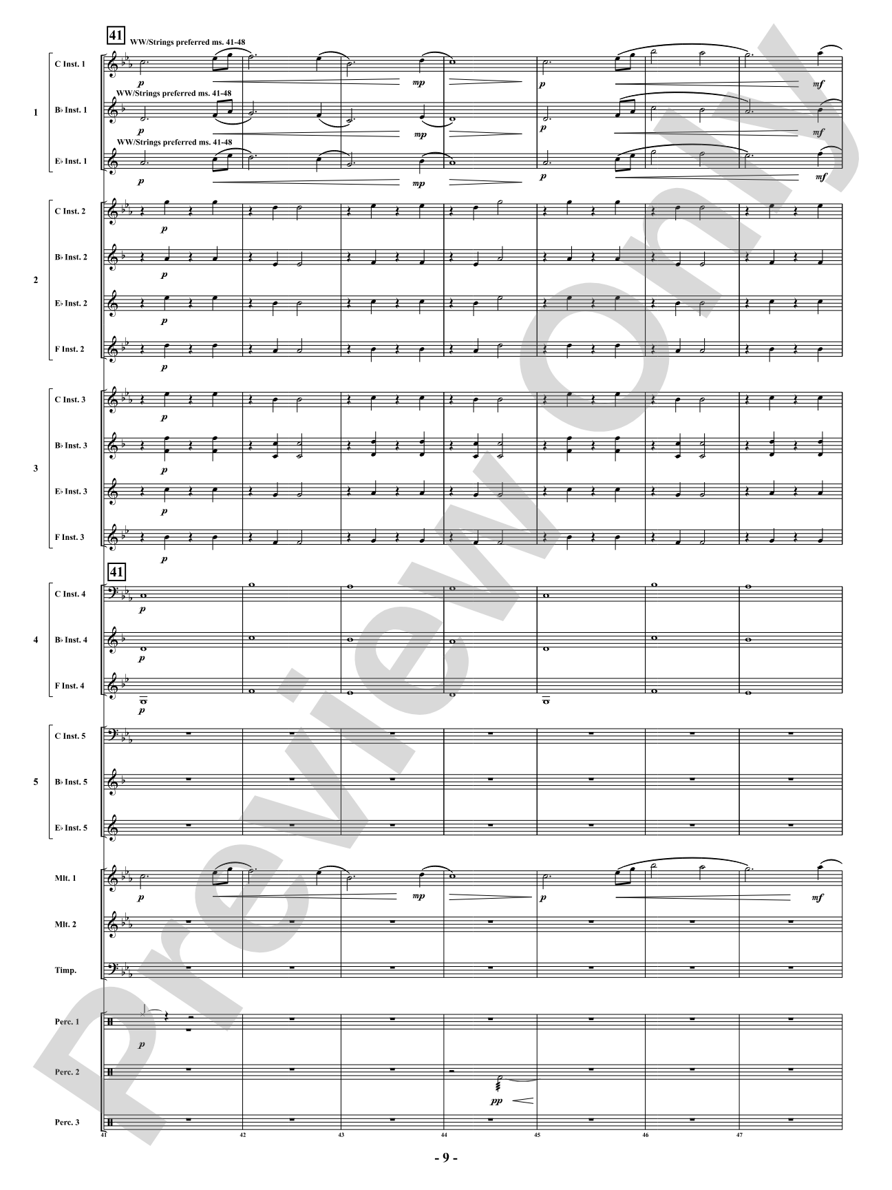 Where the Wild Things Dance: Flexible Concert Band Conductor Score & Parts