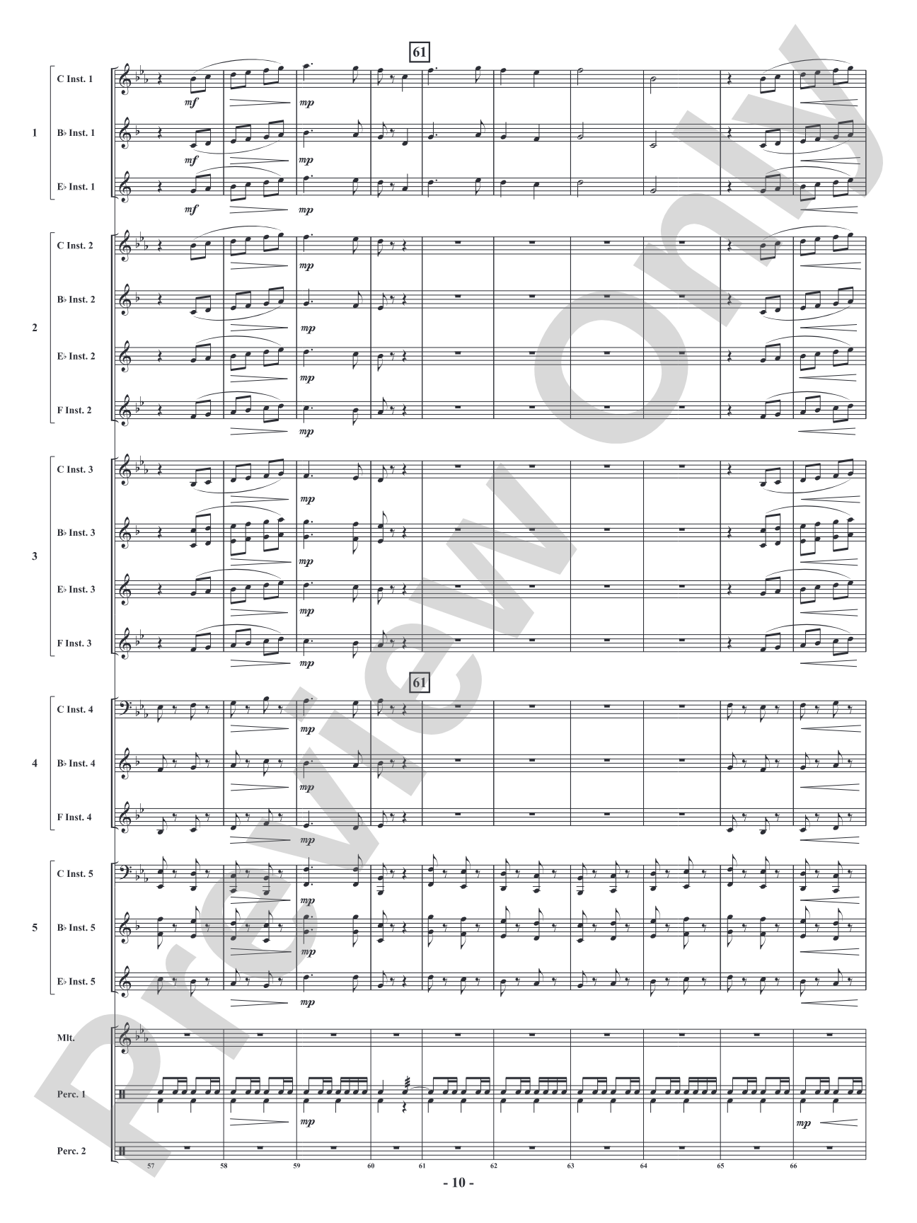 Bravo Zulu: Flexible Concert Band Conductor Score & Parts