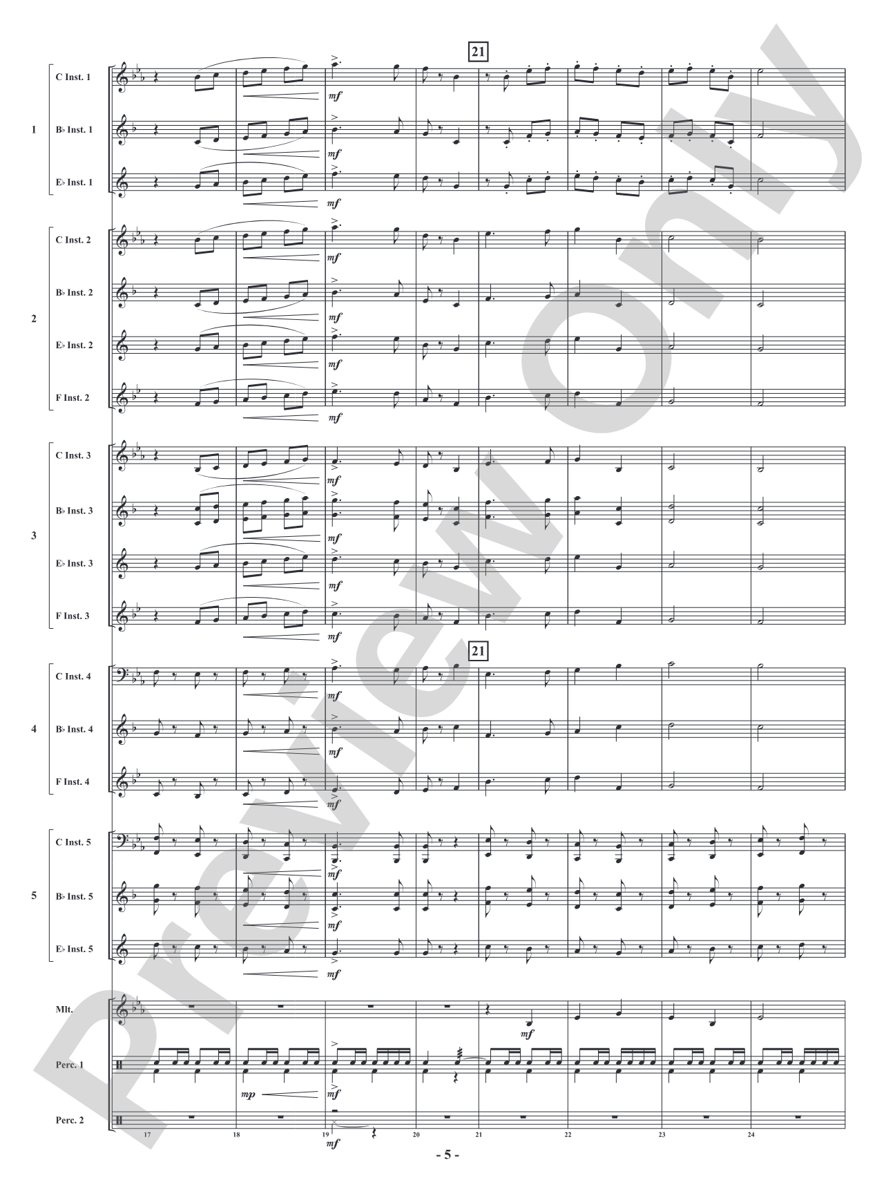 Bravo Zulu: Flexible Concert Band Conductor Score & Parts