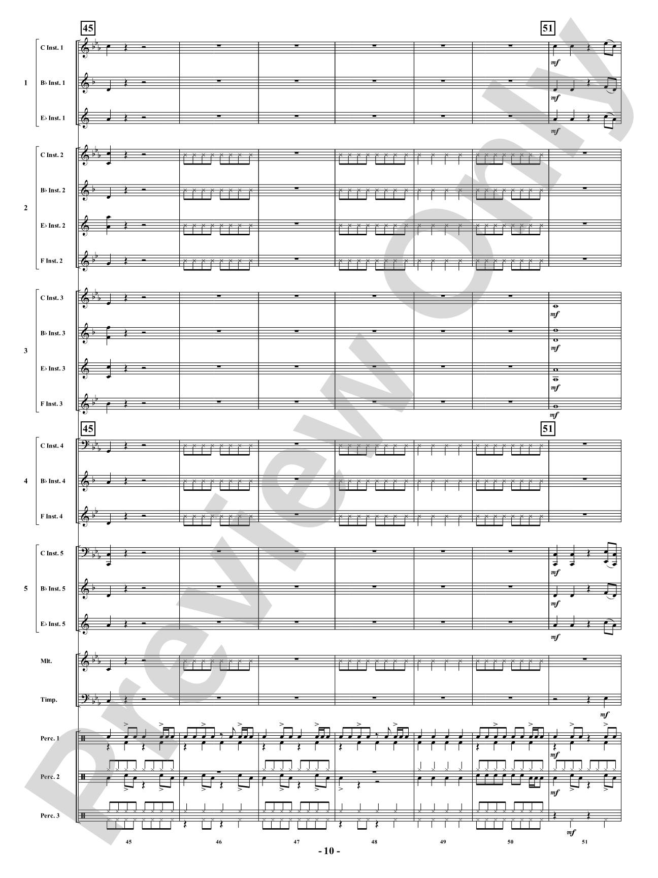 Alpha Dog: Flexible Concert Band Conductor Score & Parts
