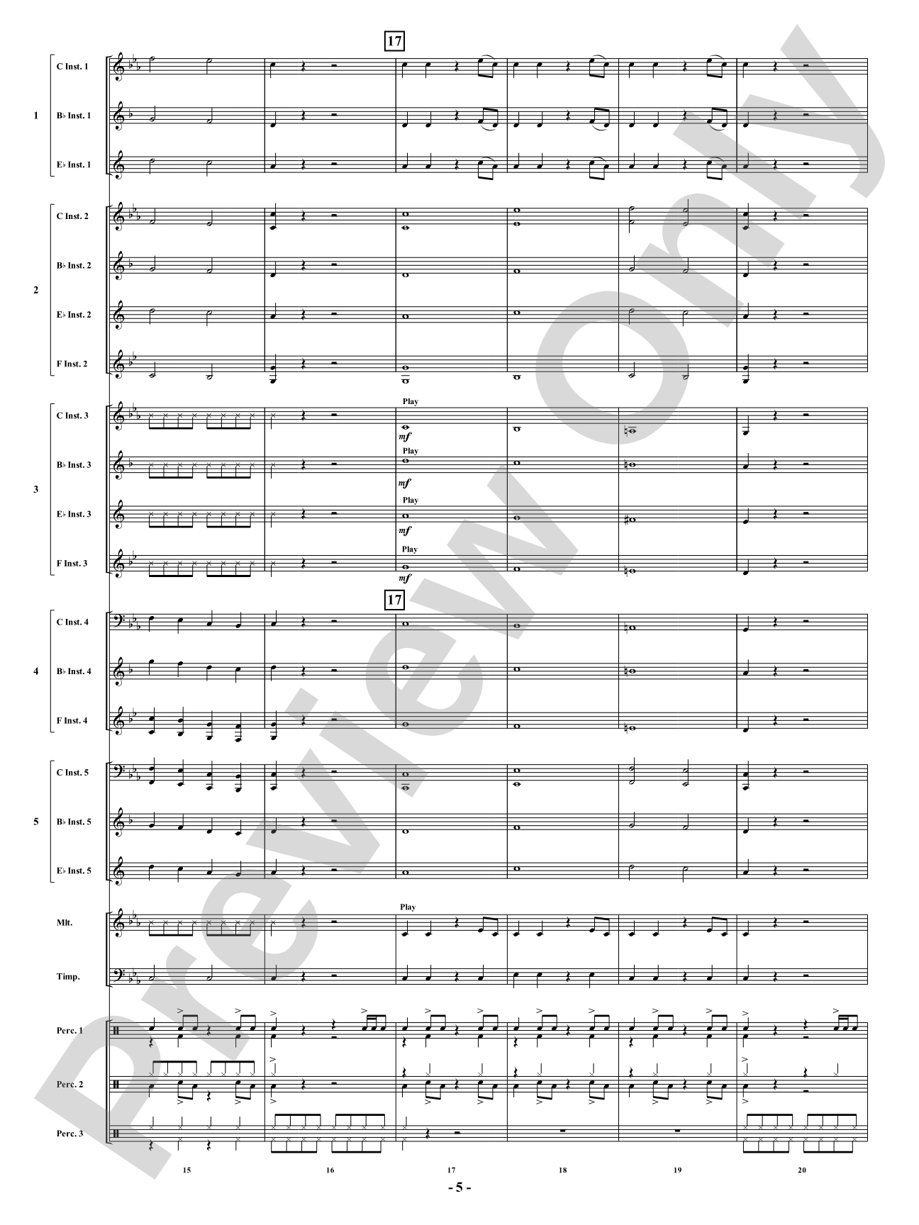 Alpha Dog: Flexible Concert Band Conductor Score & Parts
