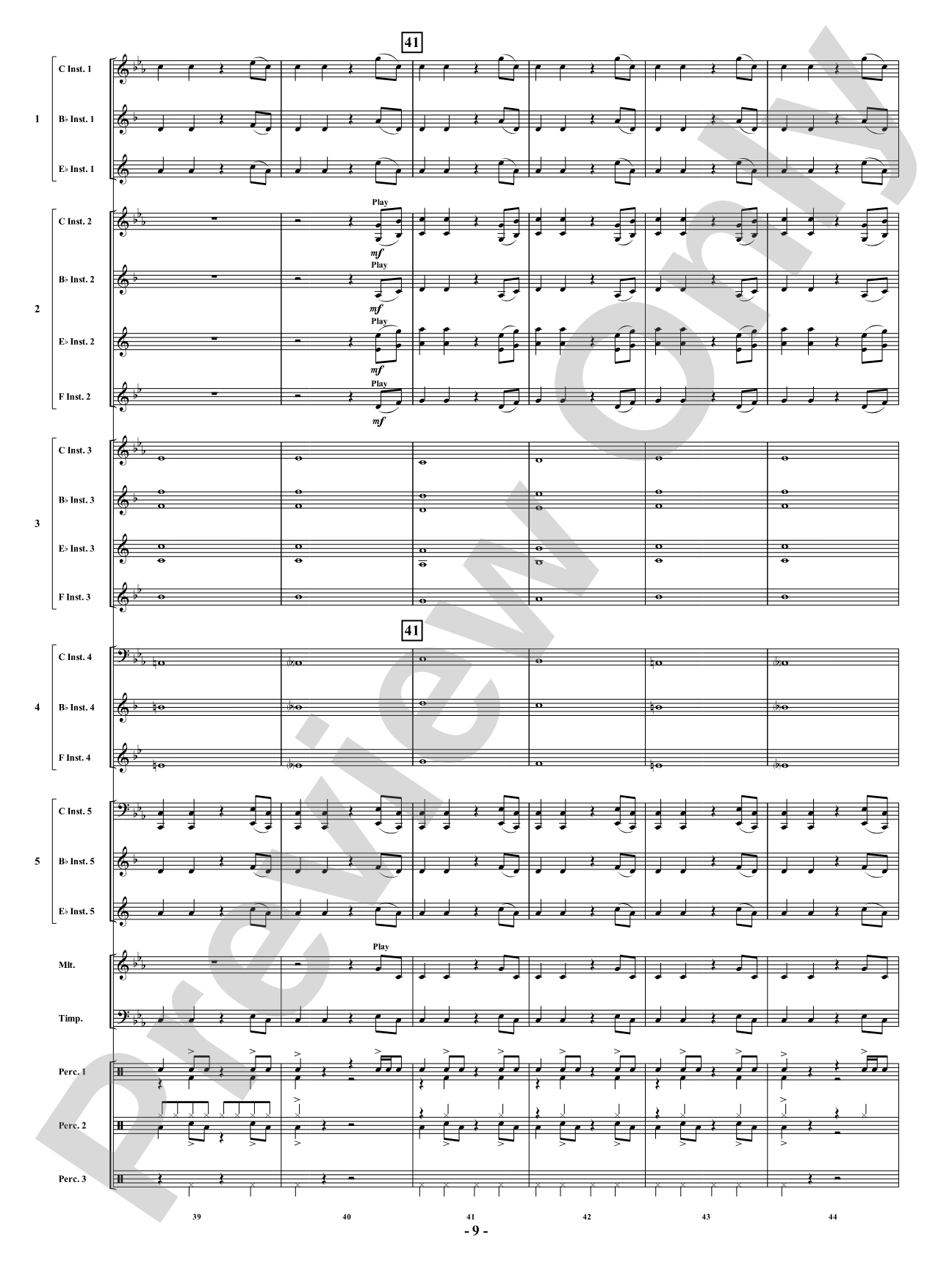 Alpha Dog: Flexible Concert Band Conductor Score & Parts