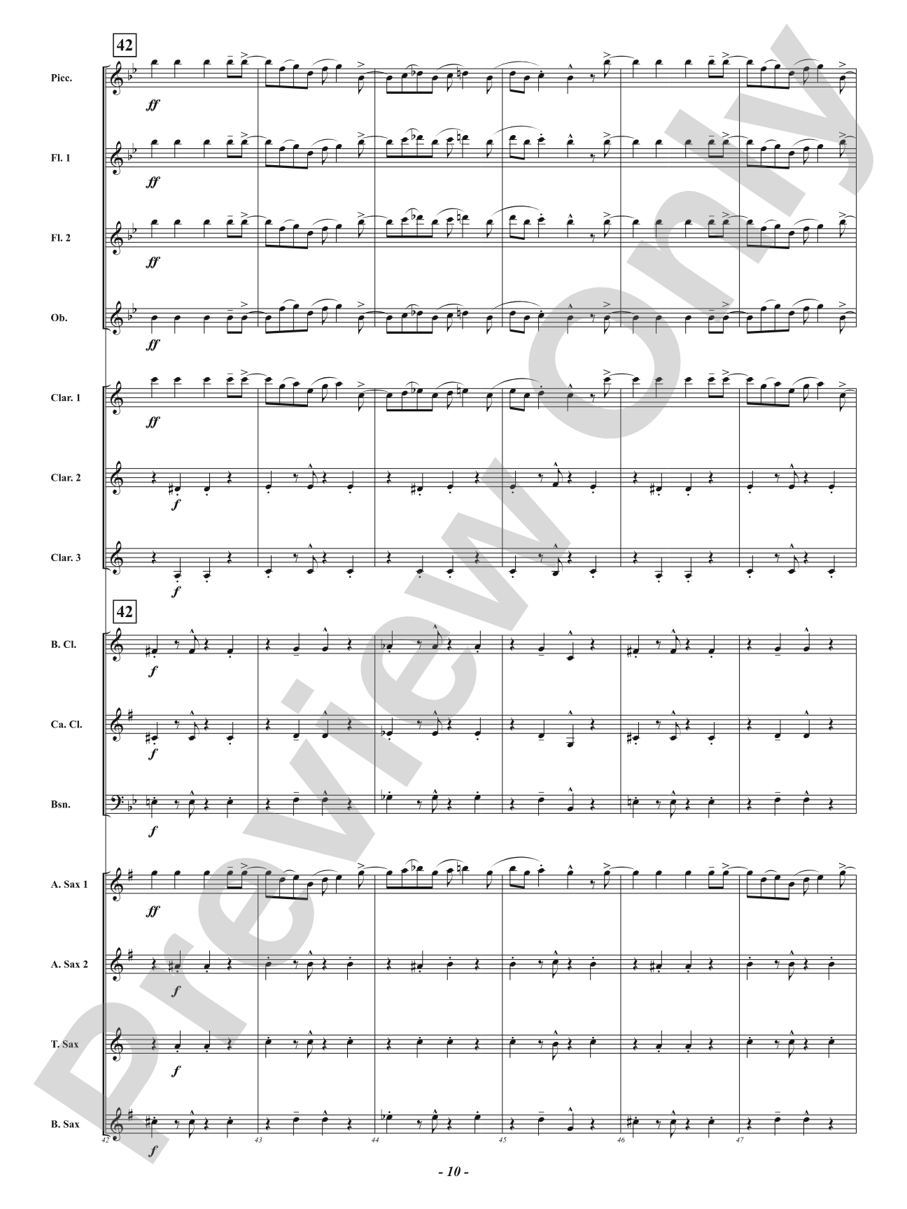 Maple Leaf Salsa - For Woodwind Choir: Woodwind Ensemble Conductor Score & Parts