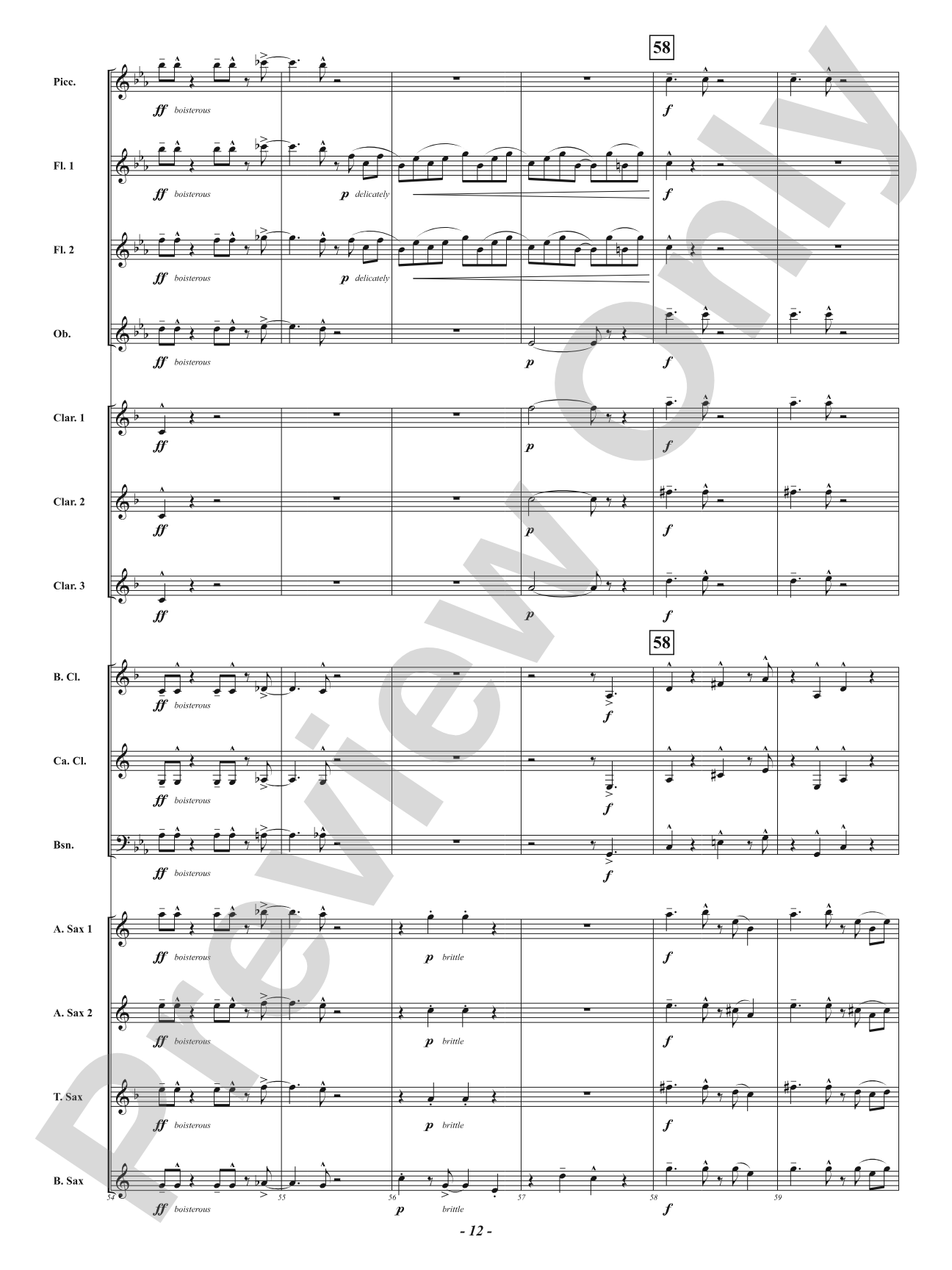 Maple Leaf Salsa - For Woodwind Choir: Woodwind Ensemble Conductor Score & Parts