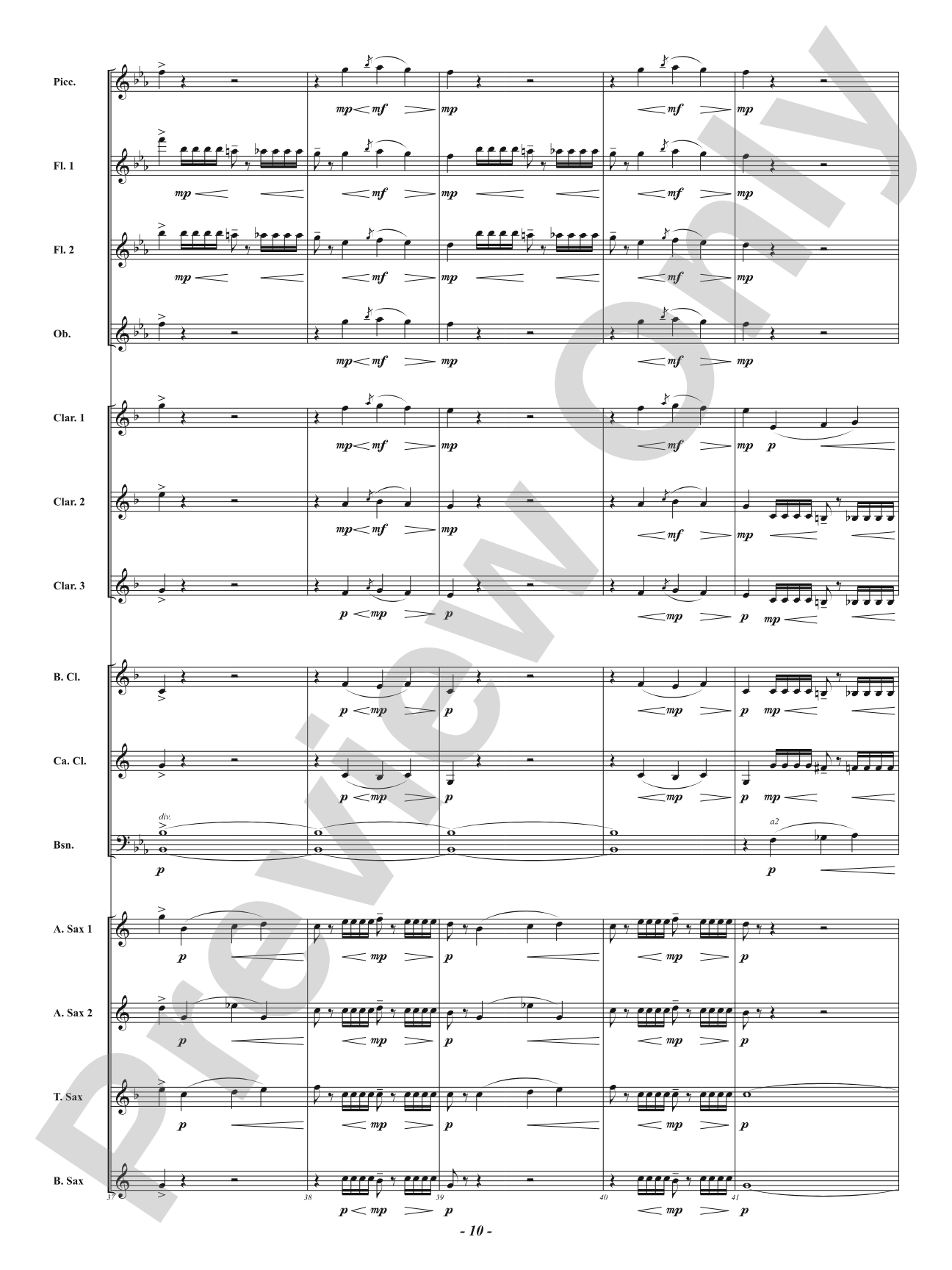 Prelude from <i>The Barber of Seville</i> - For Woodwind Choir: Woodwind Ensemble Conductor Score & Parts