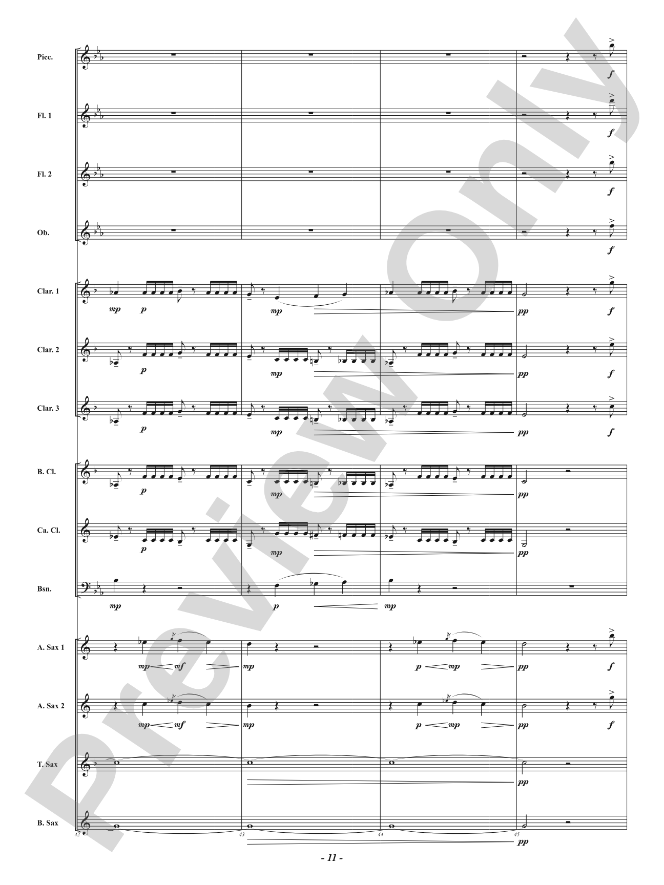 Prelude from <i>The Barber of Seville</i> - For Woodwind Choir: Woodwind Ensemble Conductor Score & Parts