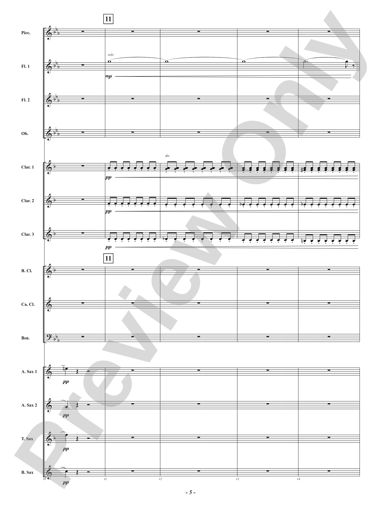 Prelude from <i>The Barber of Seville</i> - For Woodwind Choir: Woodwind Ensemble Conductor Score & Parts