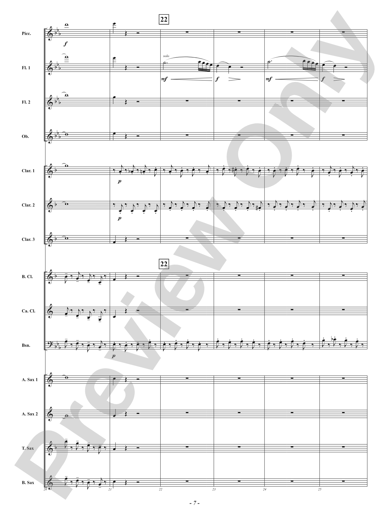 Prelude from <i>The Barber of Seville</i> - For Woodwind Choir: Woodwind Ensemble Conductor Score & Parts
