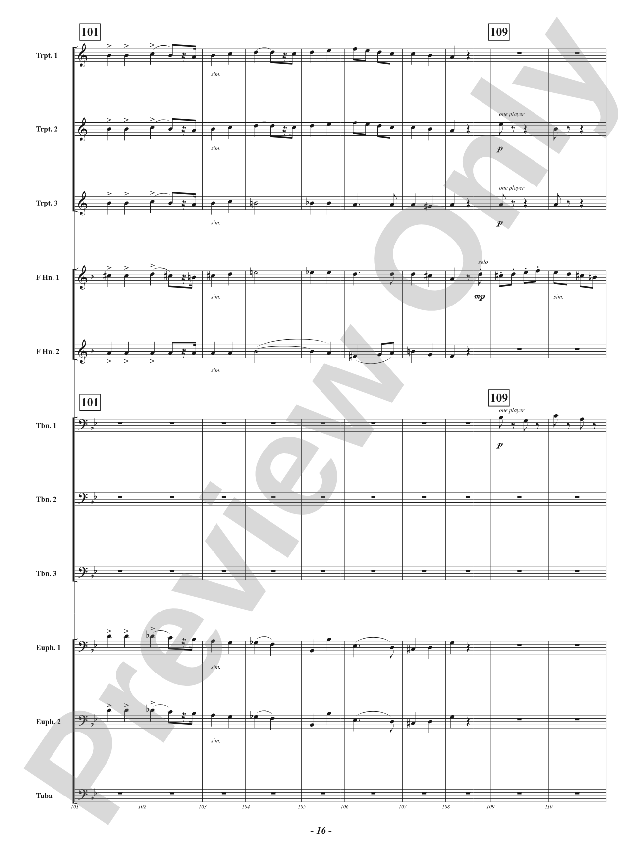 Farandole from <i>L'Arlésienne Suite No. 2</i> - For Brass Choir: Brass Choir Conductor Score & Parts