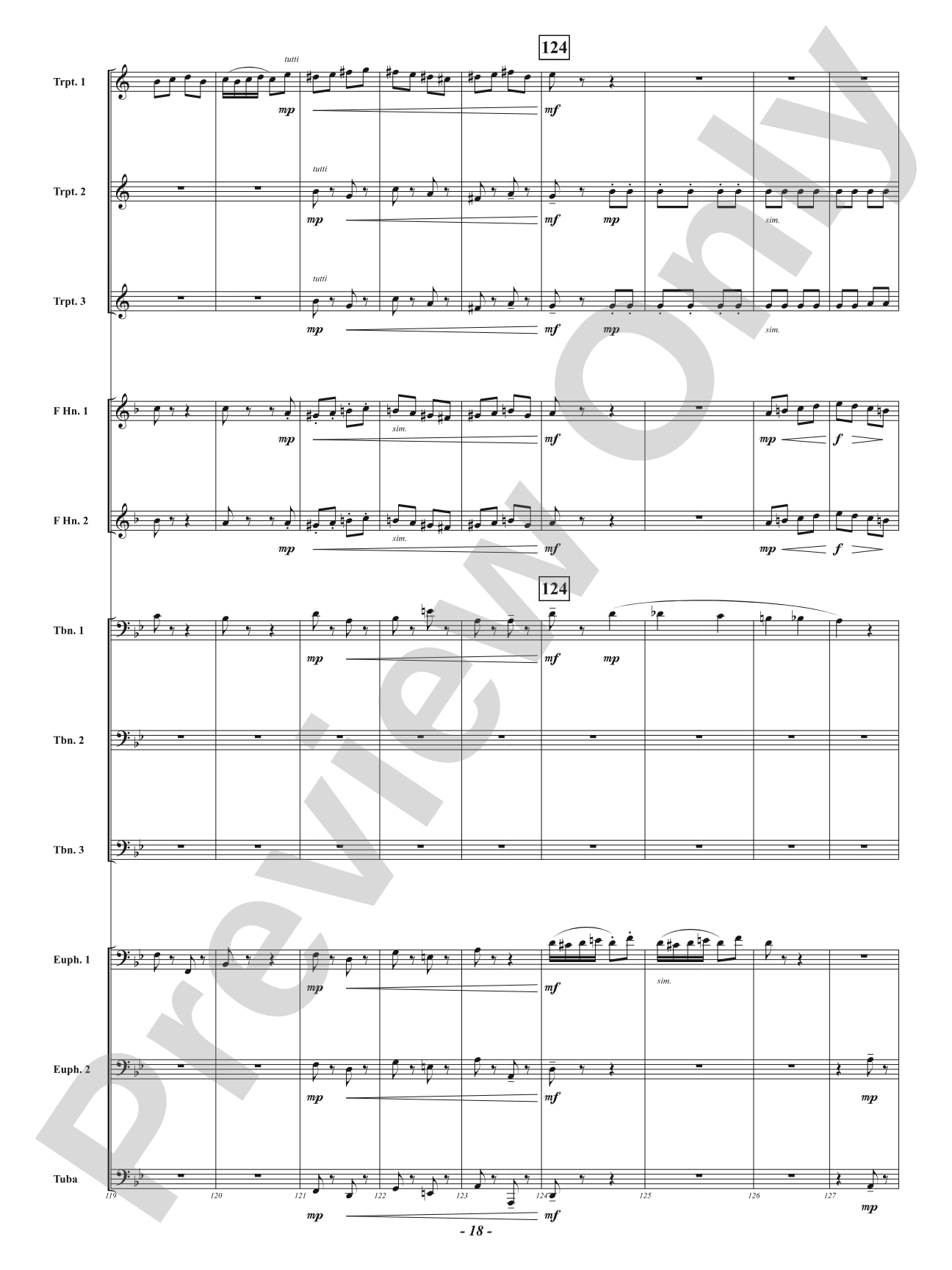 Farandole from <i>L'Arlésienne Suite No. 2</i> - For Brass Choir: Brass Choir Conductor Score & Parts