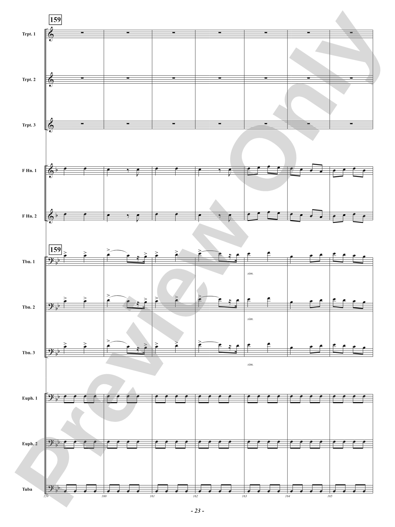 Farandole from <i>L'Arlésienne Suite No. 2</i> - For Brass Choir: Brass Choir Conductor Score & Parts