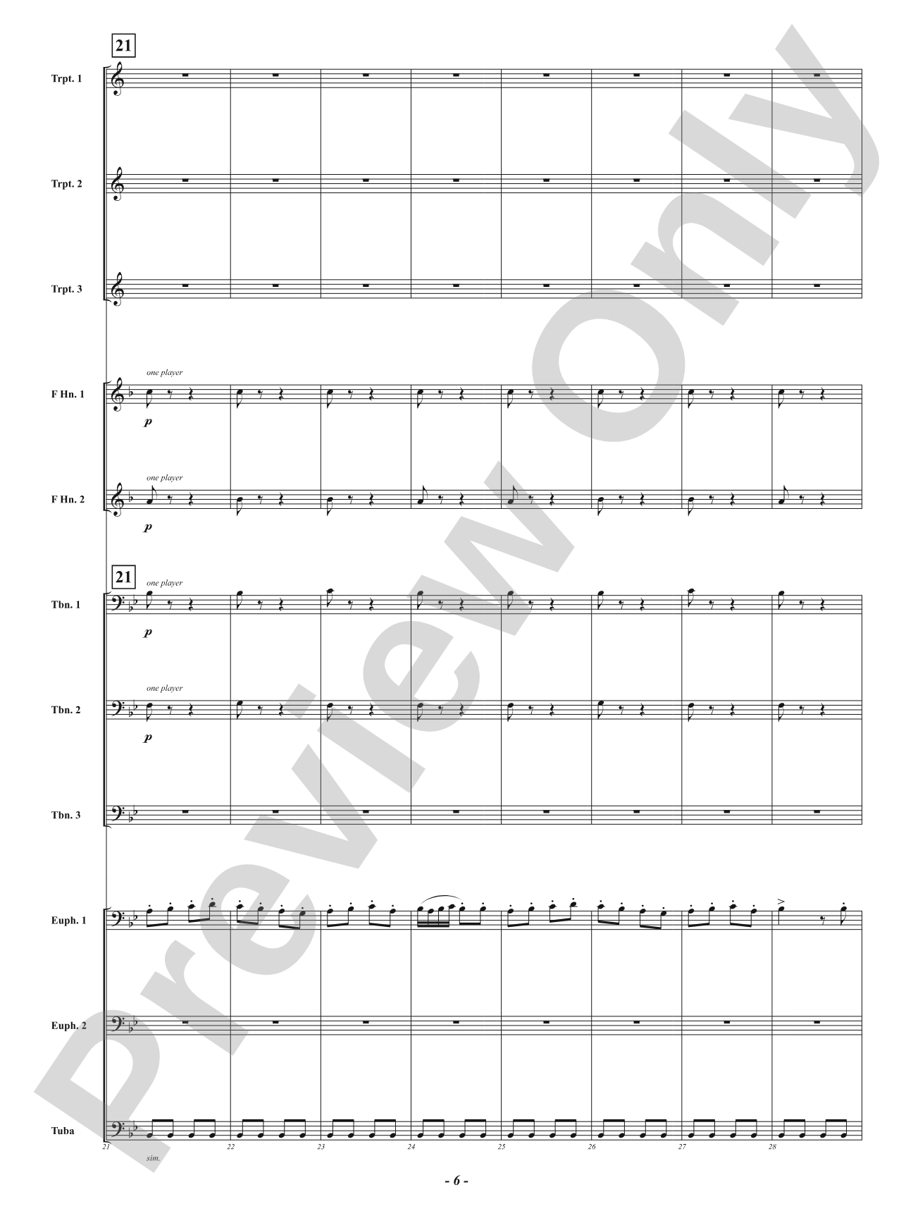 Farandole from <i>L'Arlésienne Suite No. 2</i> - For Brass Choir: Brass Choir Conductor Score & Parts